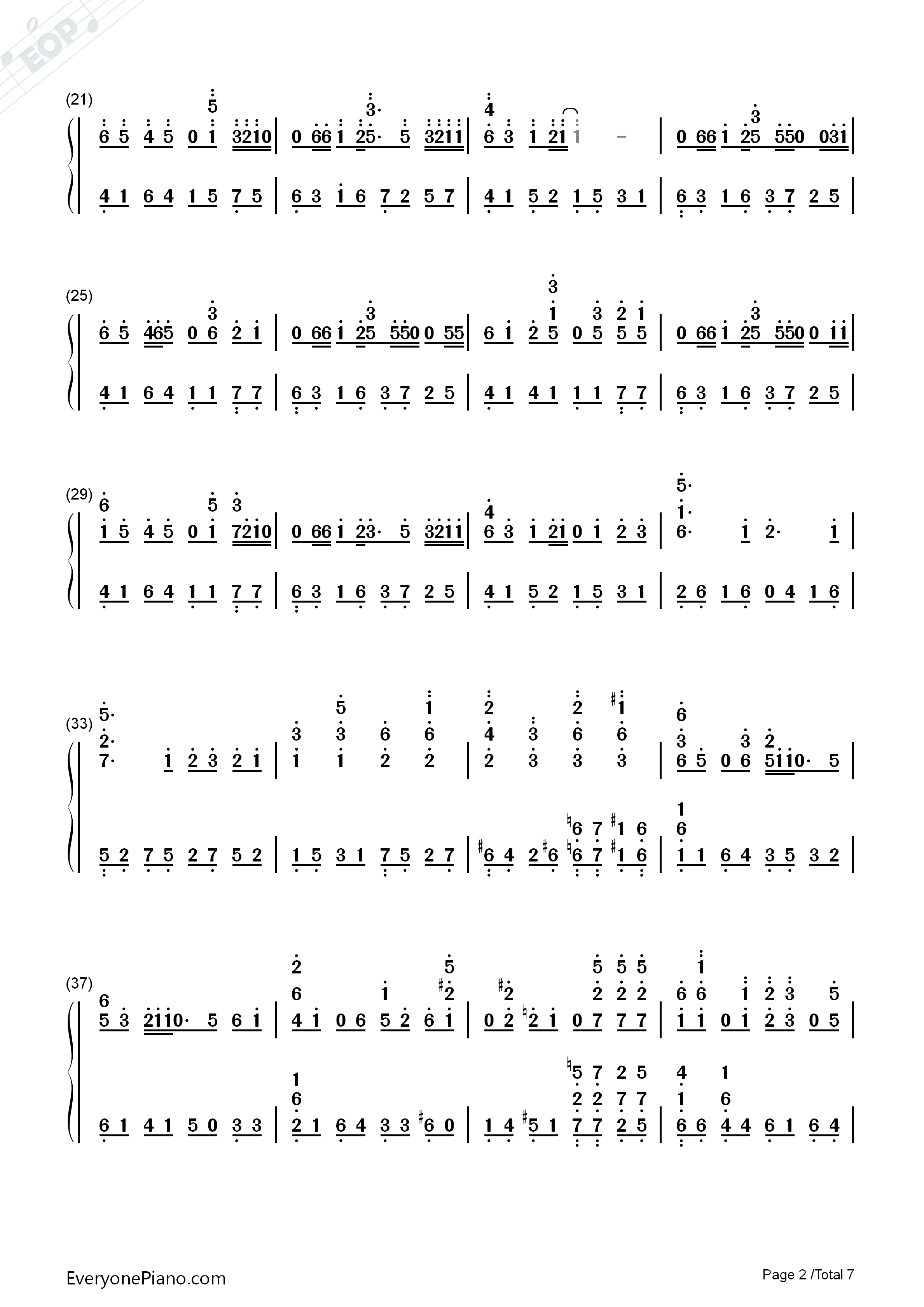 アヤノの幸福理論钢琴简谱_Jin演唱