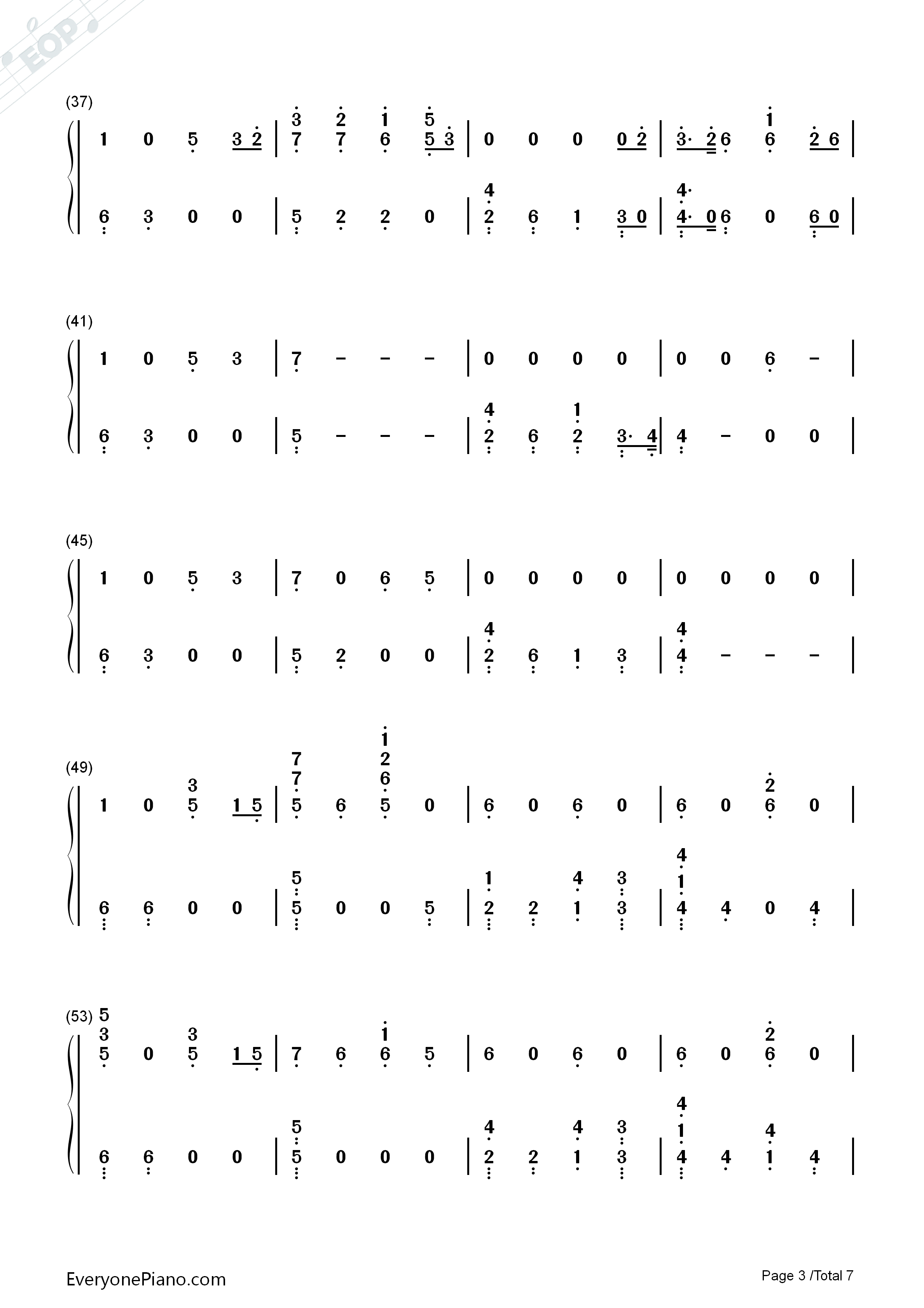 Everyday钢琴简谱_Marshmello_Logic演唱