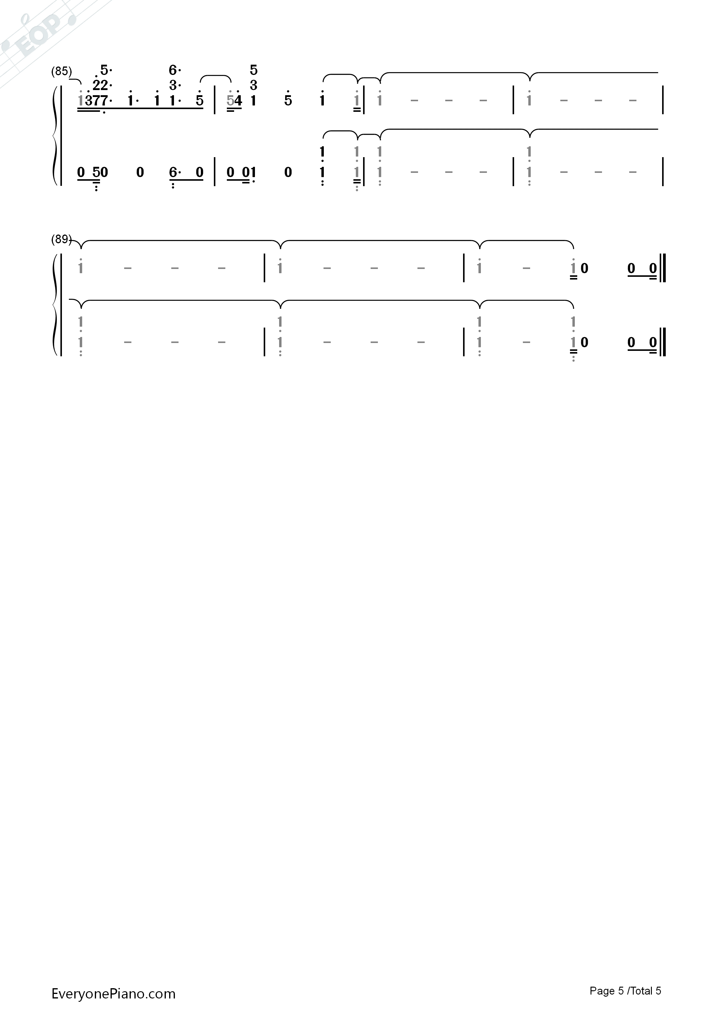 The_Way_I_Am钢琴简谱_Charlie_Puth演唱