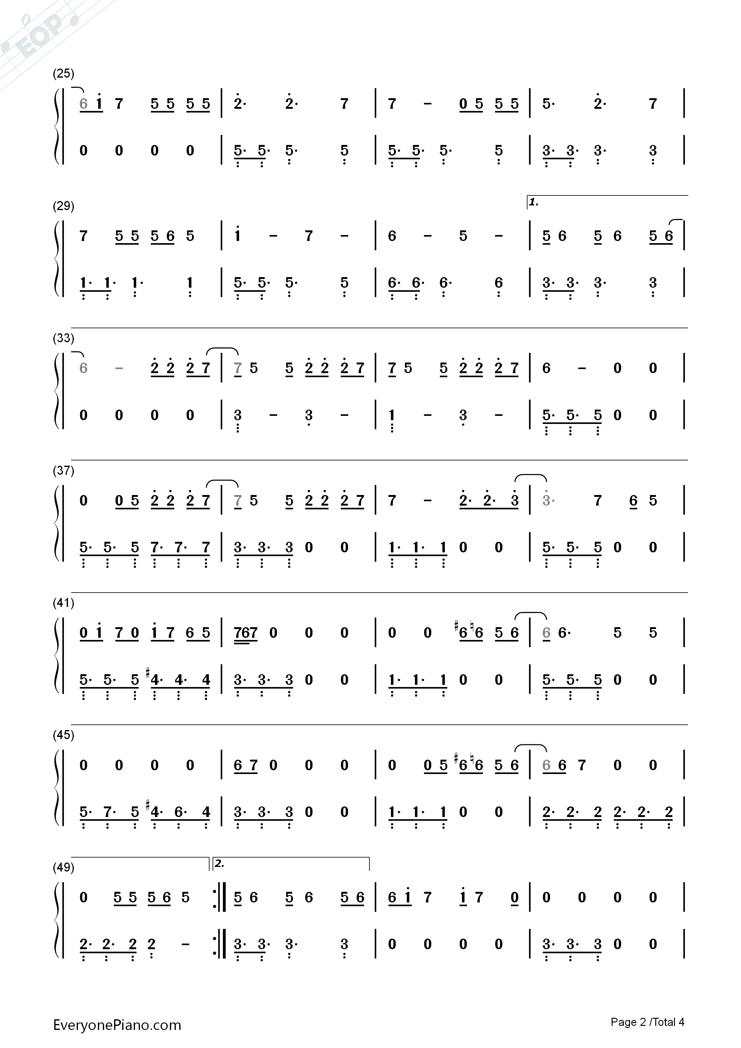 Dangerous_Night钢琴简谱_Thirty_Seconds_to_Mars演唱