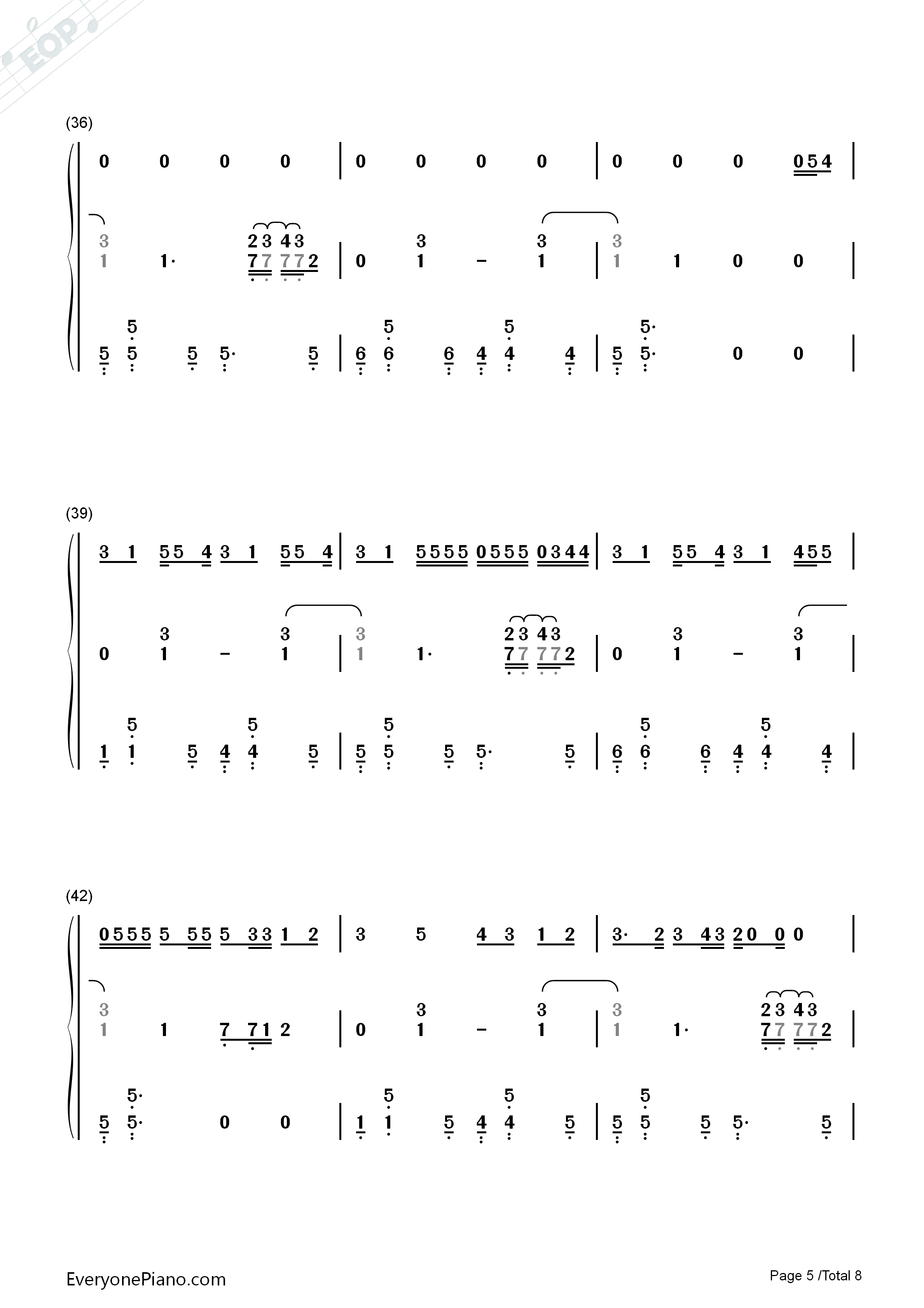 爷爷泡的茶钢琴简谱_周杰伦演唱