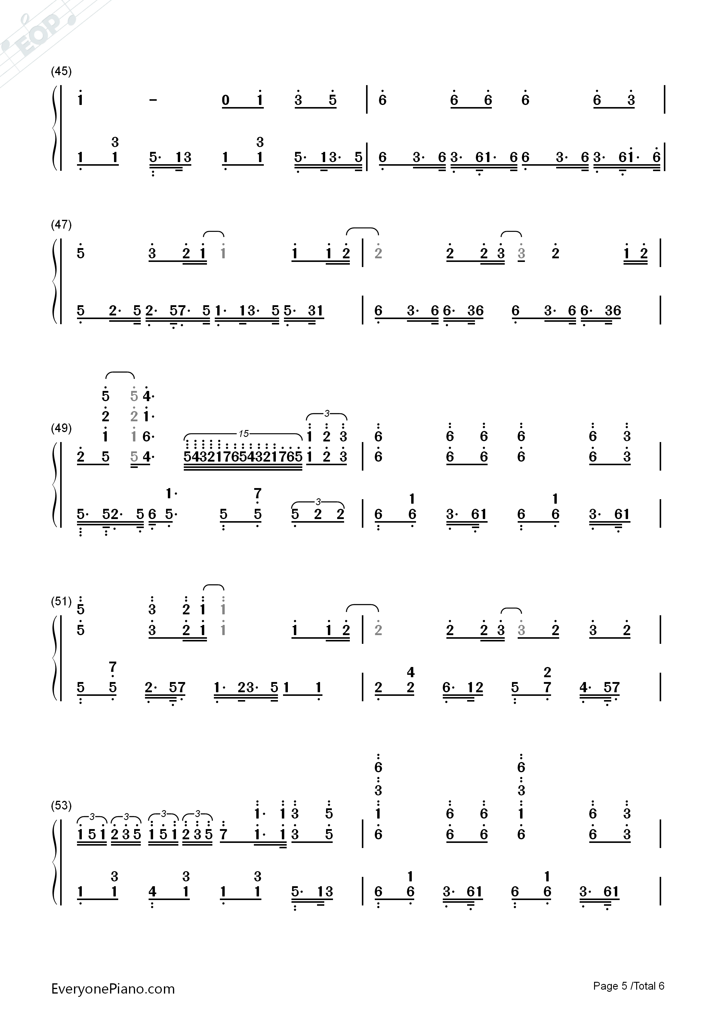 张三的歌钢琴简谱_蔡琴演唱