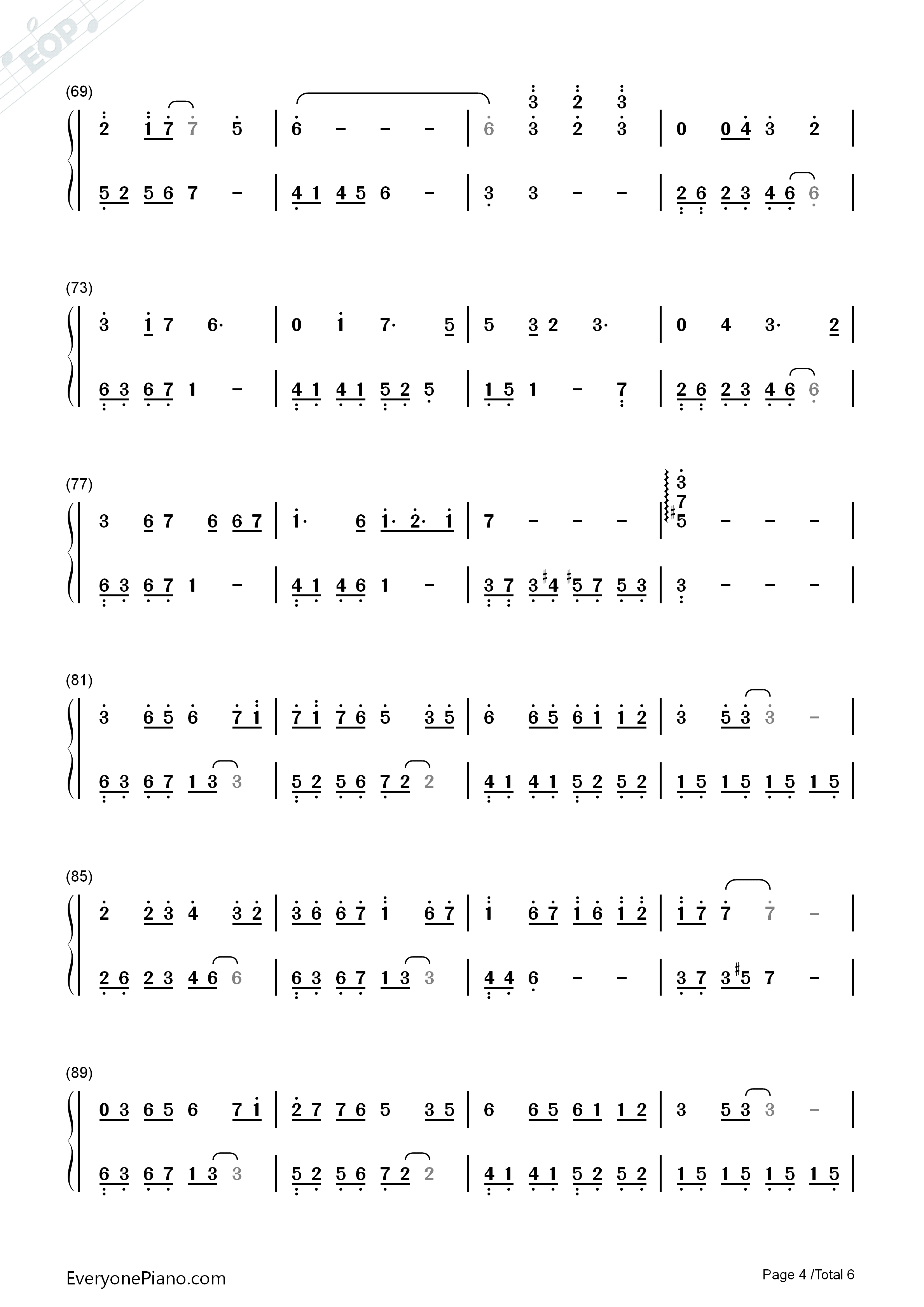 参商钢琴简谱_不才演唱