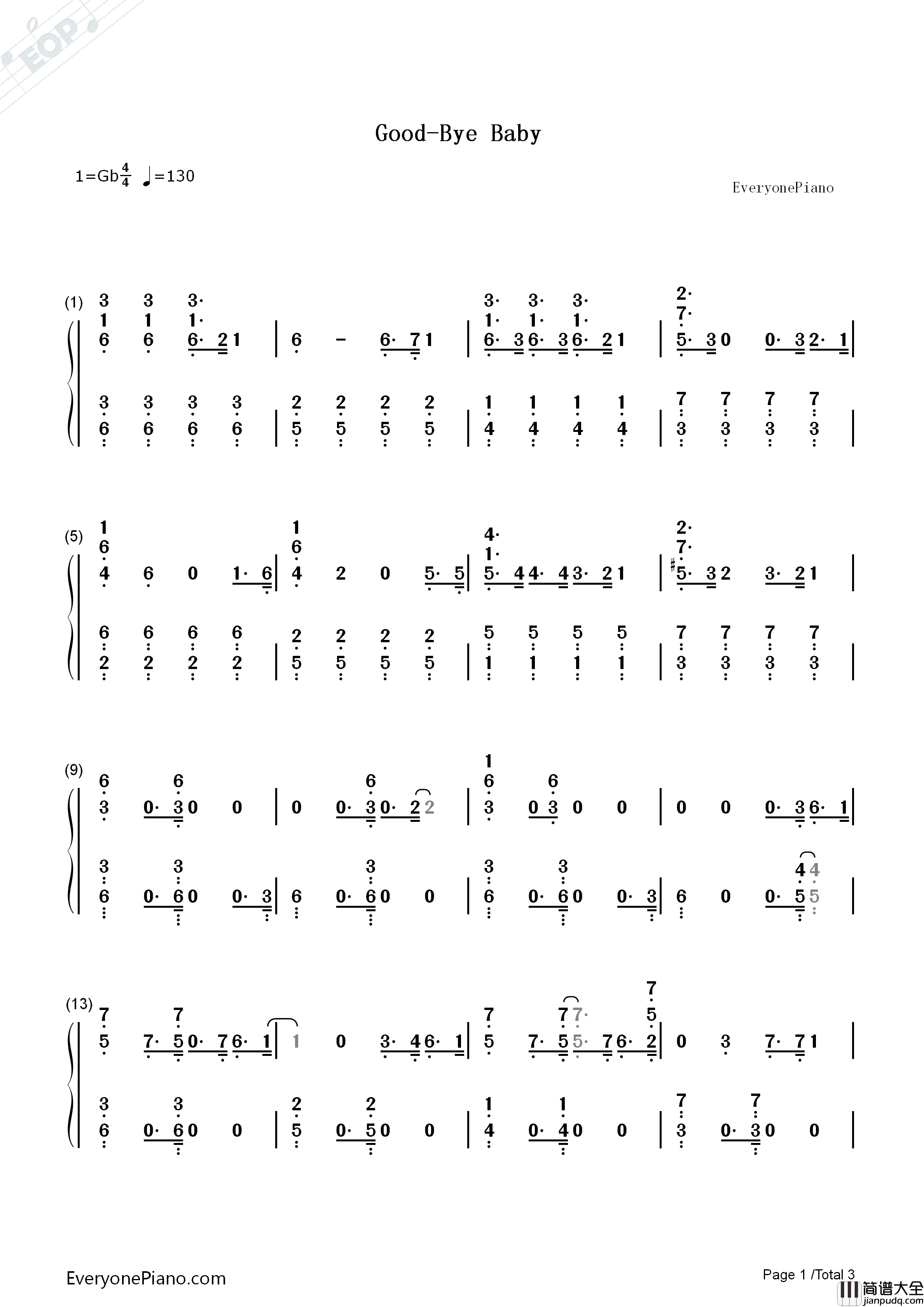 Good钢琴简谱_Miss_A演唱