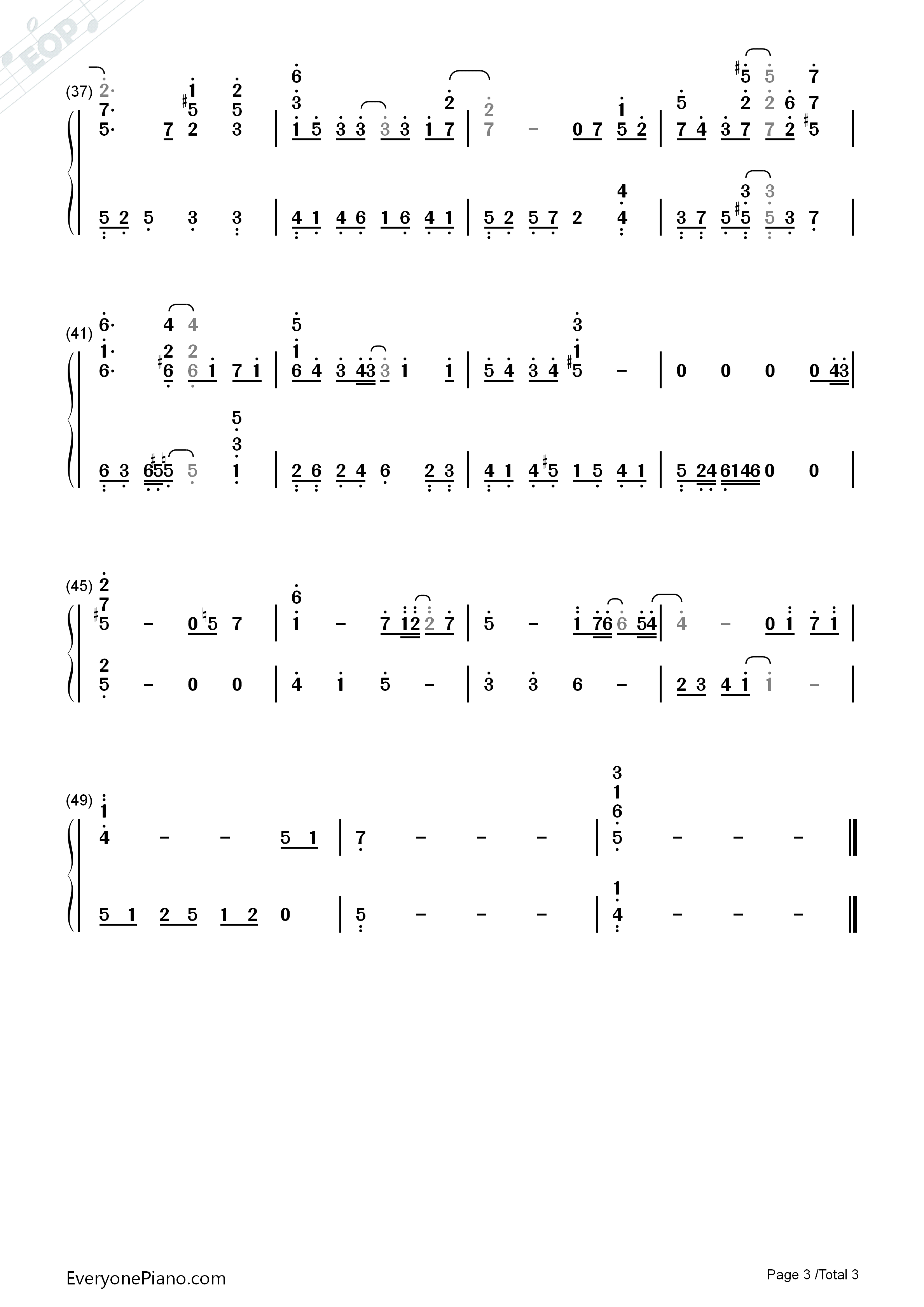 后来的我们钢琴简谱_五月天演唱