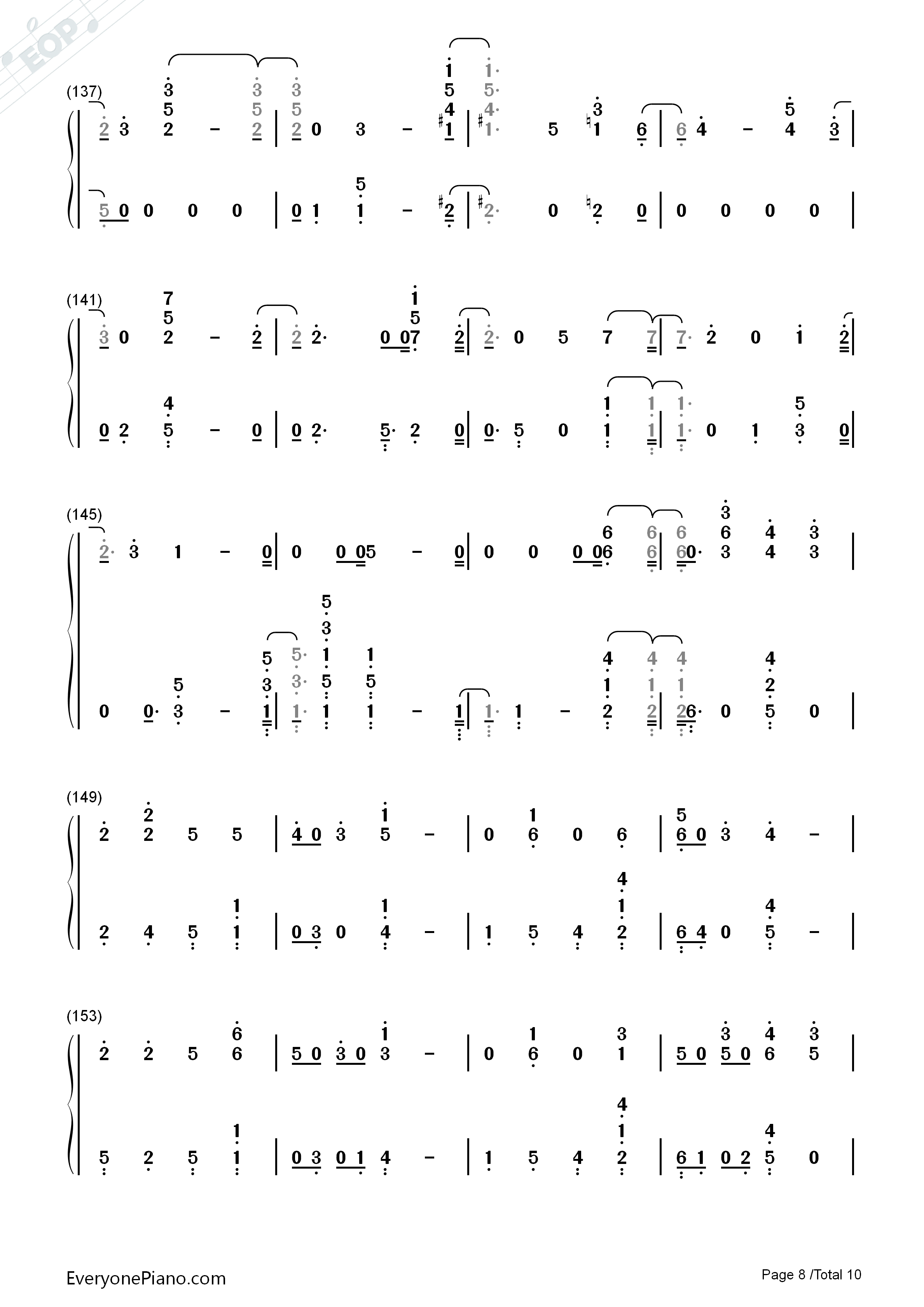 Flower_Road钢琴简谱_Big_Bang演唱