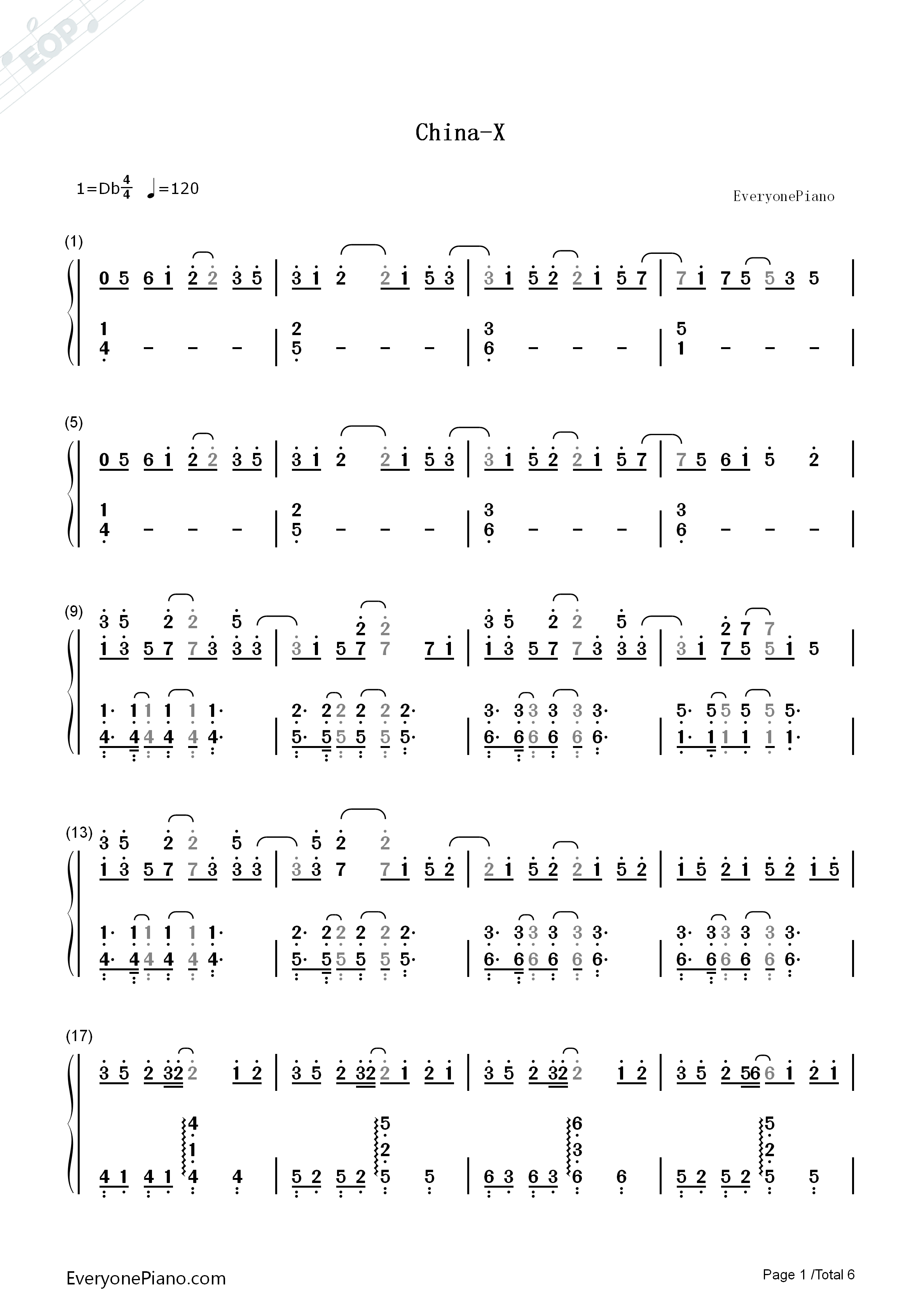 China钢琴简谱_徐梦圆演唱