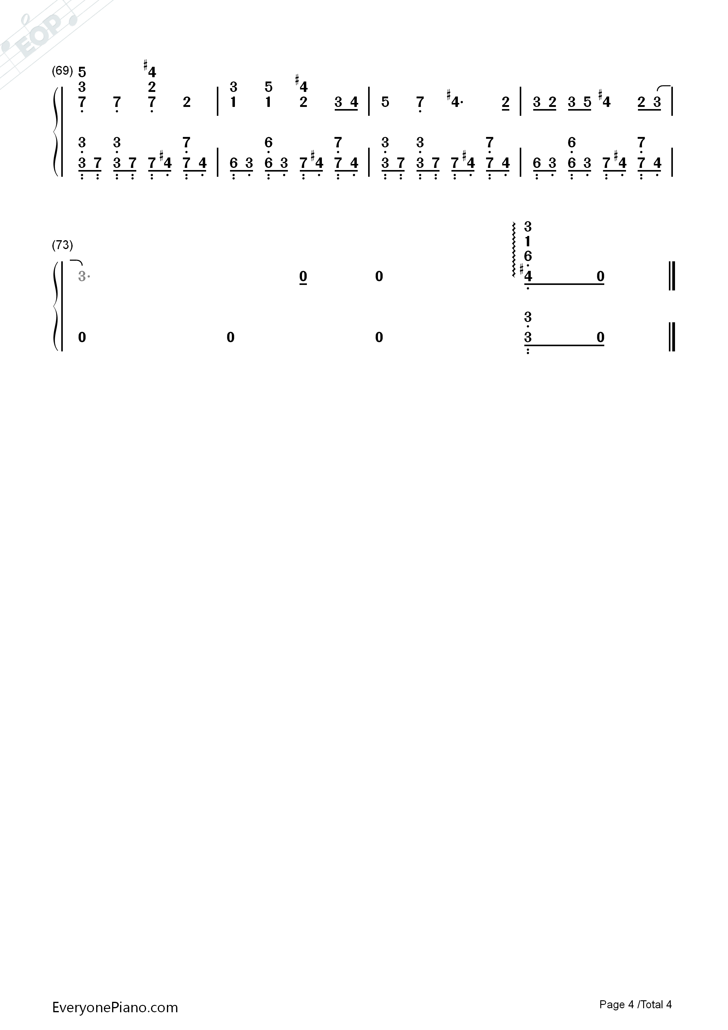 中国话钢琴简谱_S.H.E演唱