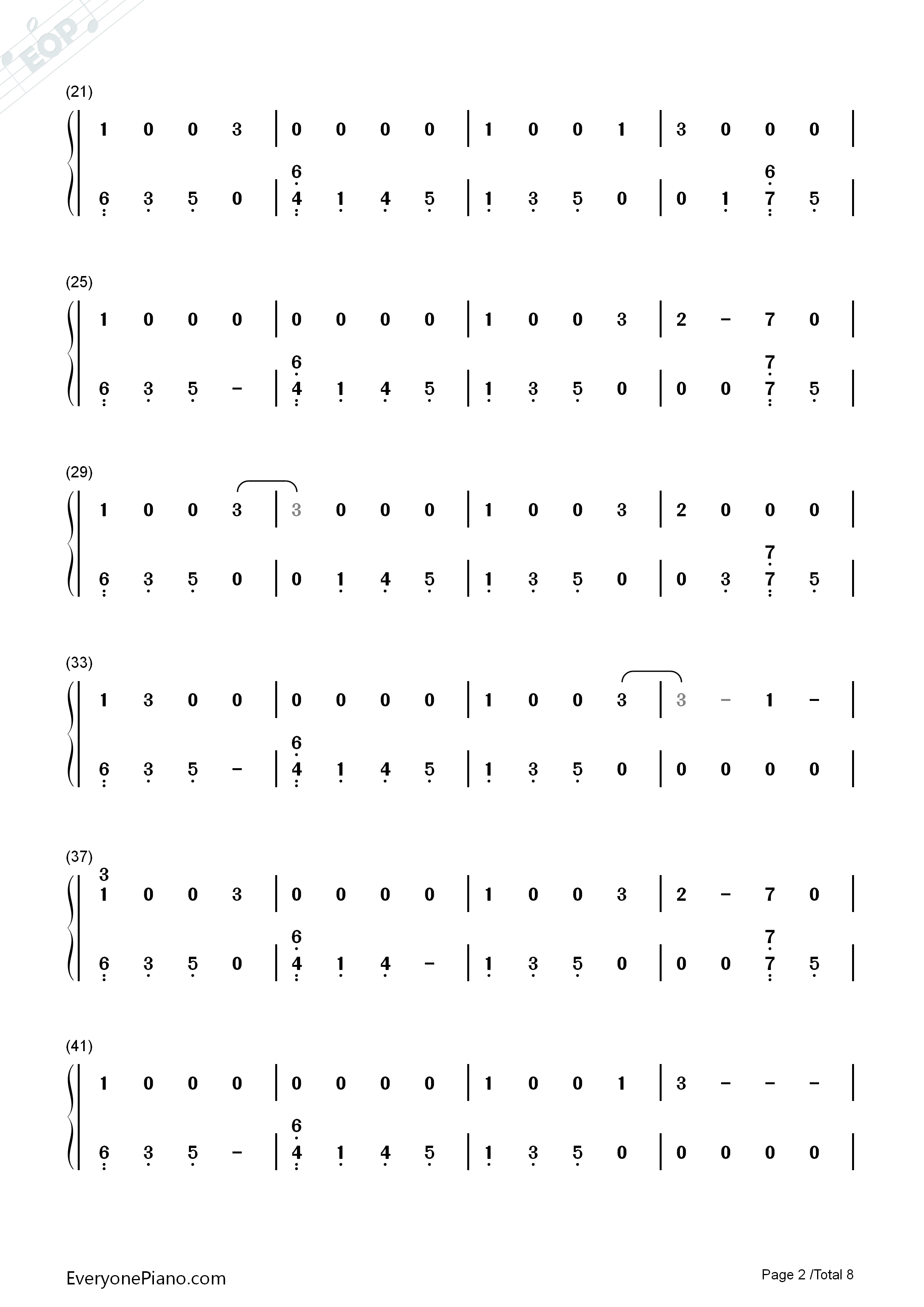 Remind_Me_To_Forget钢琴简谱_Kygo_Miguel演唱