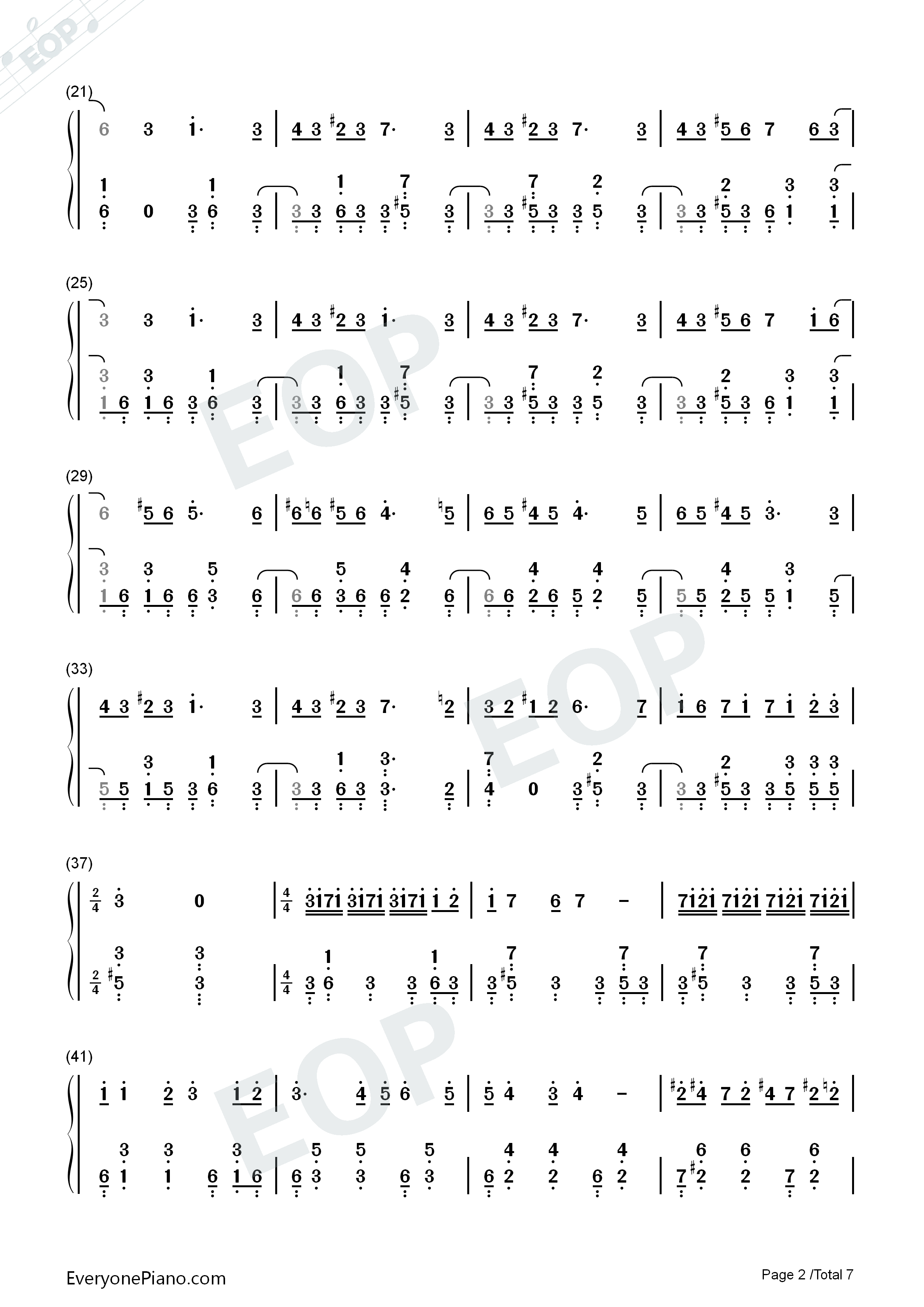 Purple_Passion钢琴简谱_Diana_Boncheva演唱