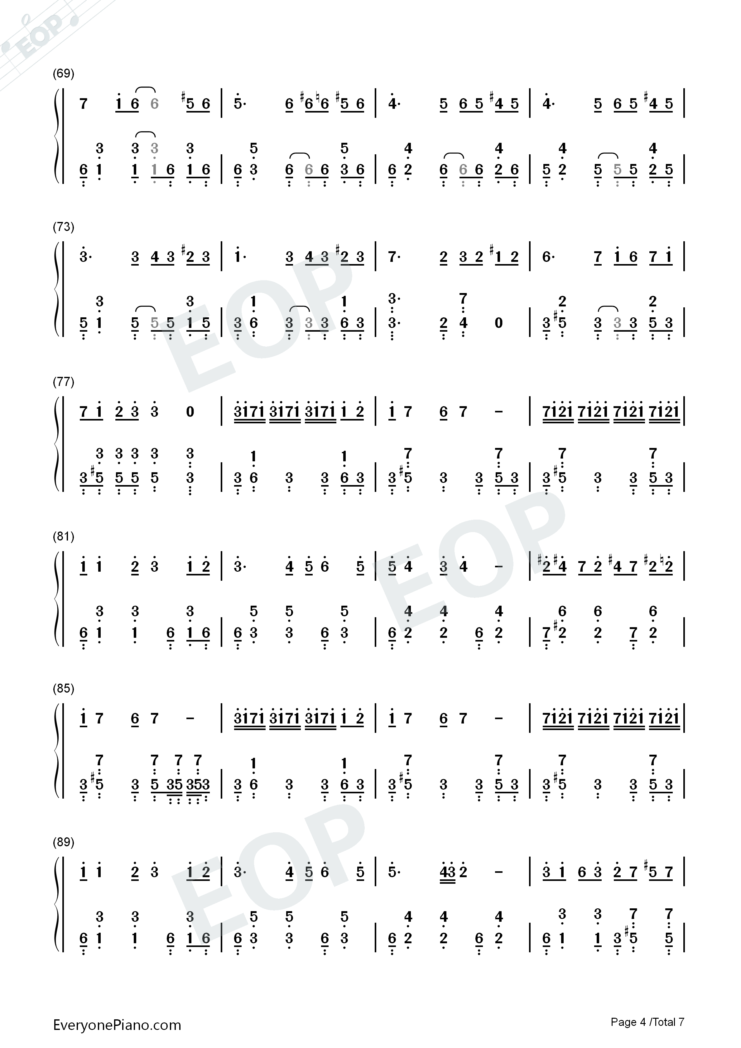 Purple_Passion钢琴简谱_Diana_Boncheva演唱