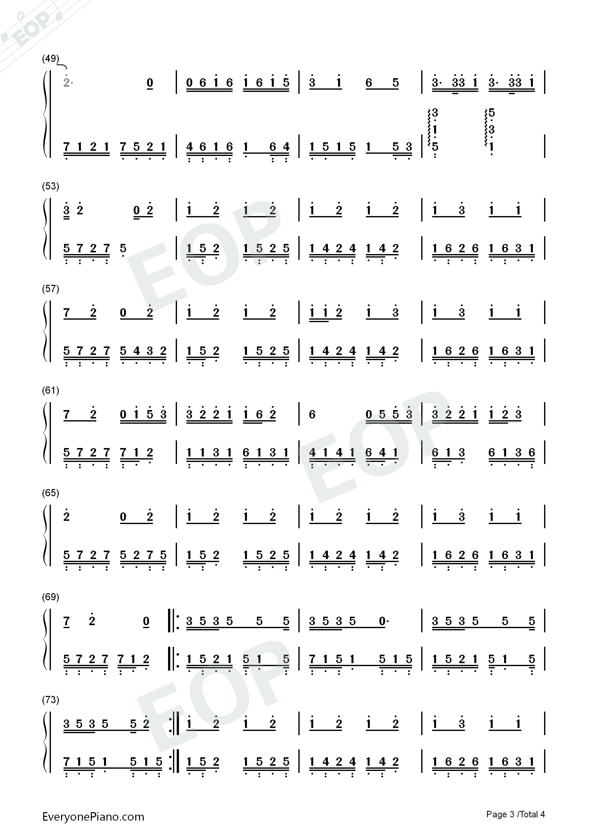 Can't_Stop_Love钢琴简谱_Darin演唱