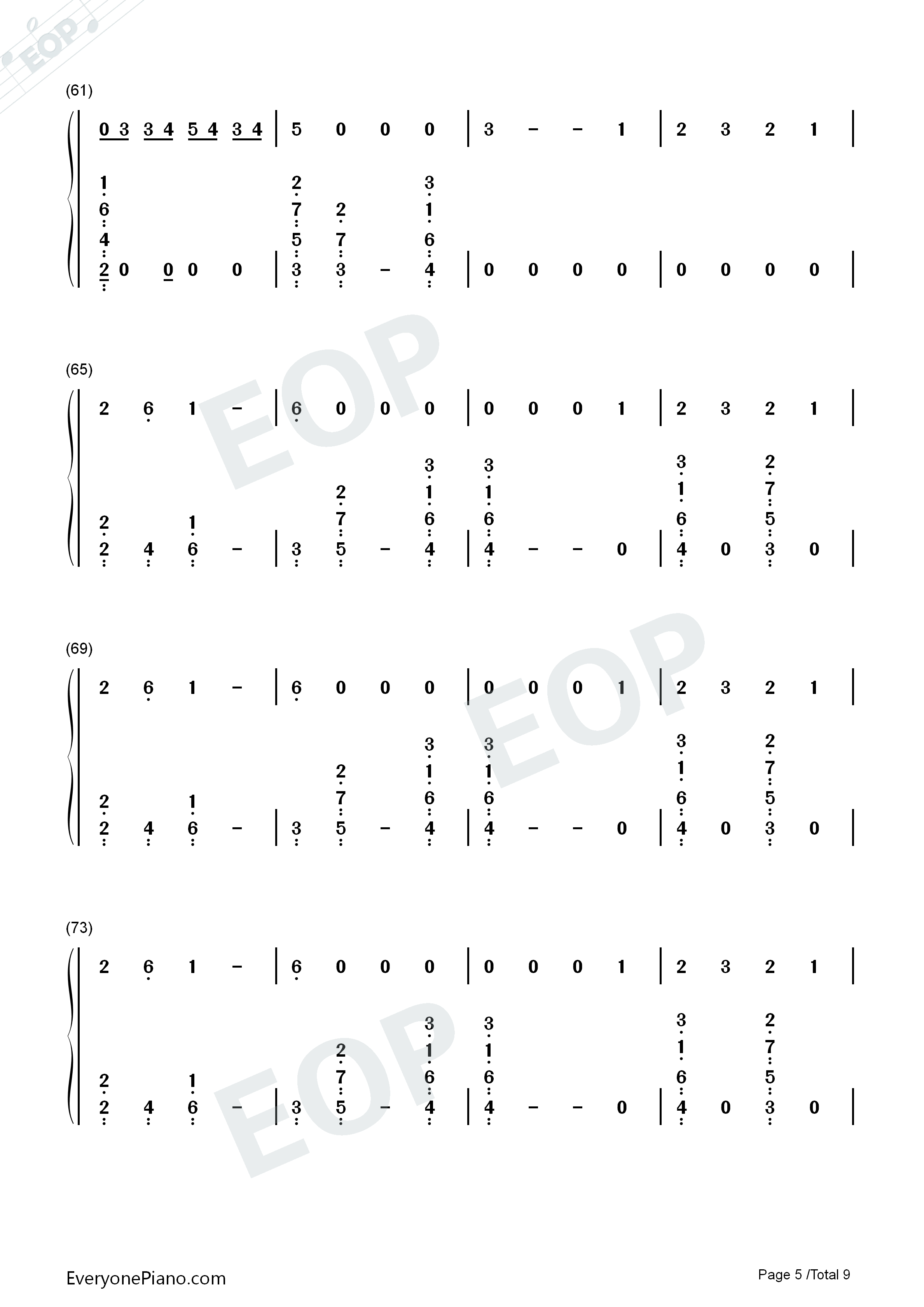Where_Were_You_in_the_Morning钢琴简谱_Shawn_Mendes演唱