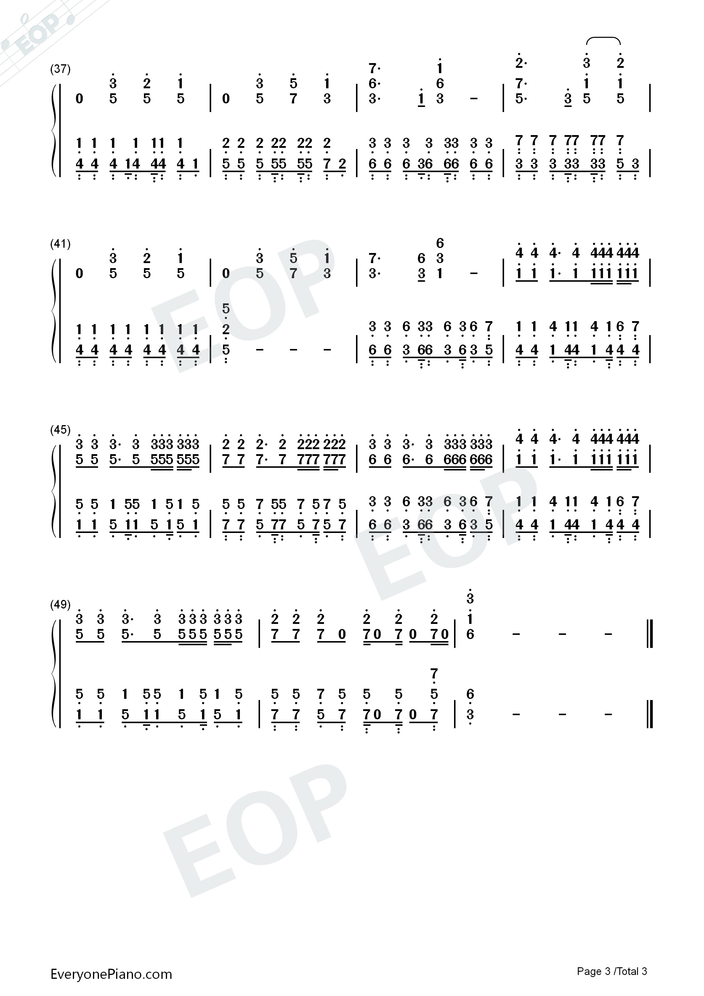 go_forward钢琴简谱_KIMERU演唱