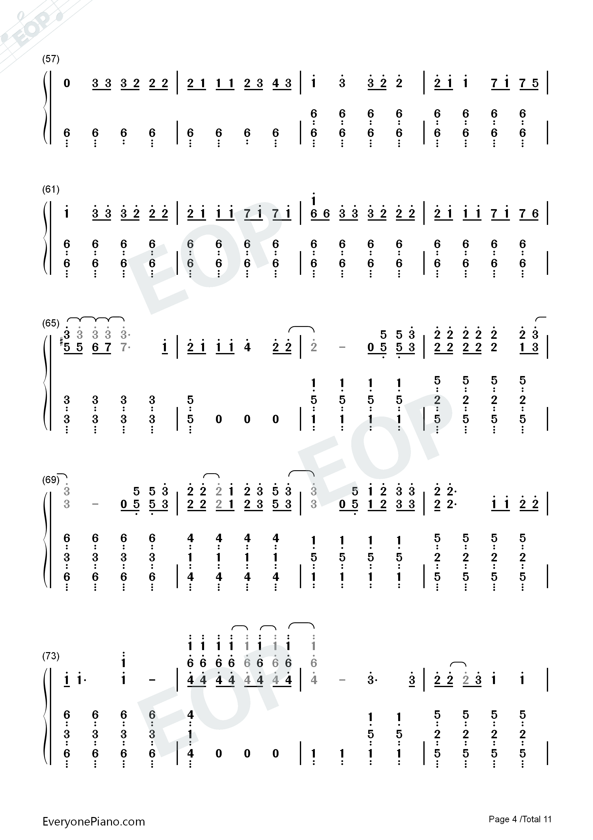 The_Greatest_Show钢琴简谱_Pasek_and_Paul演唱