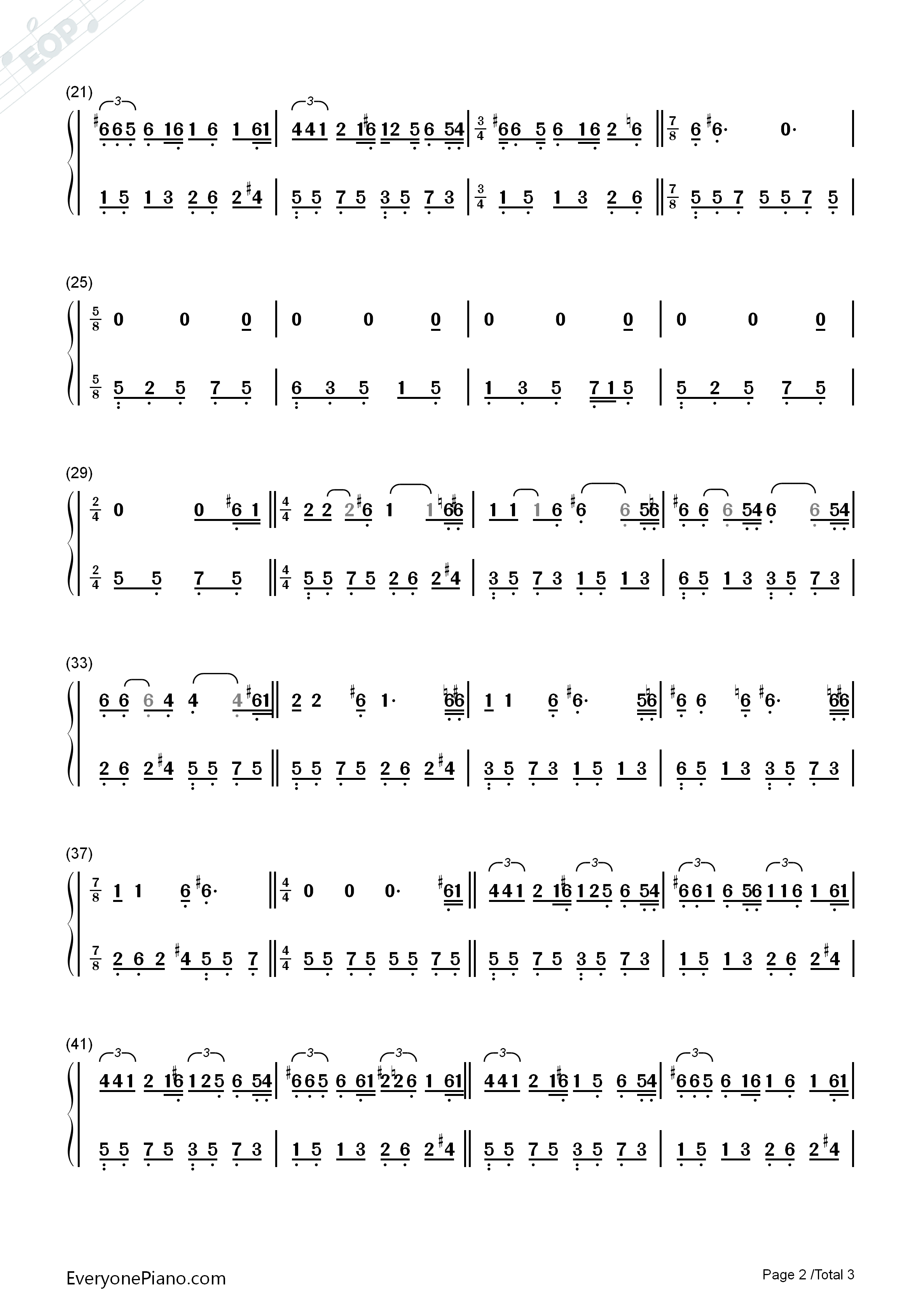 七月上钢琴简谱_Jam演唱