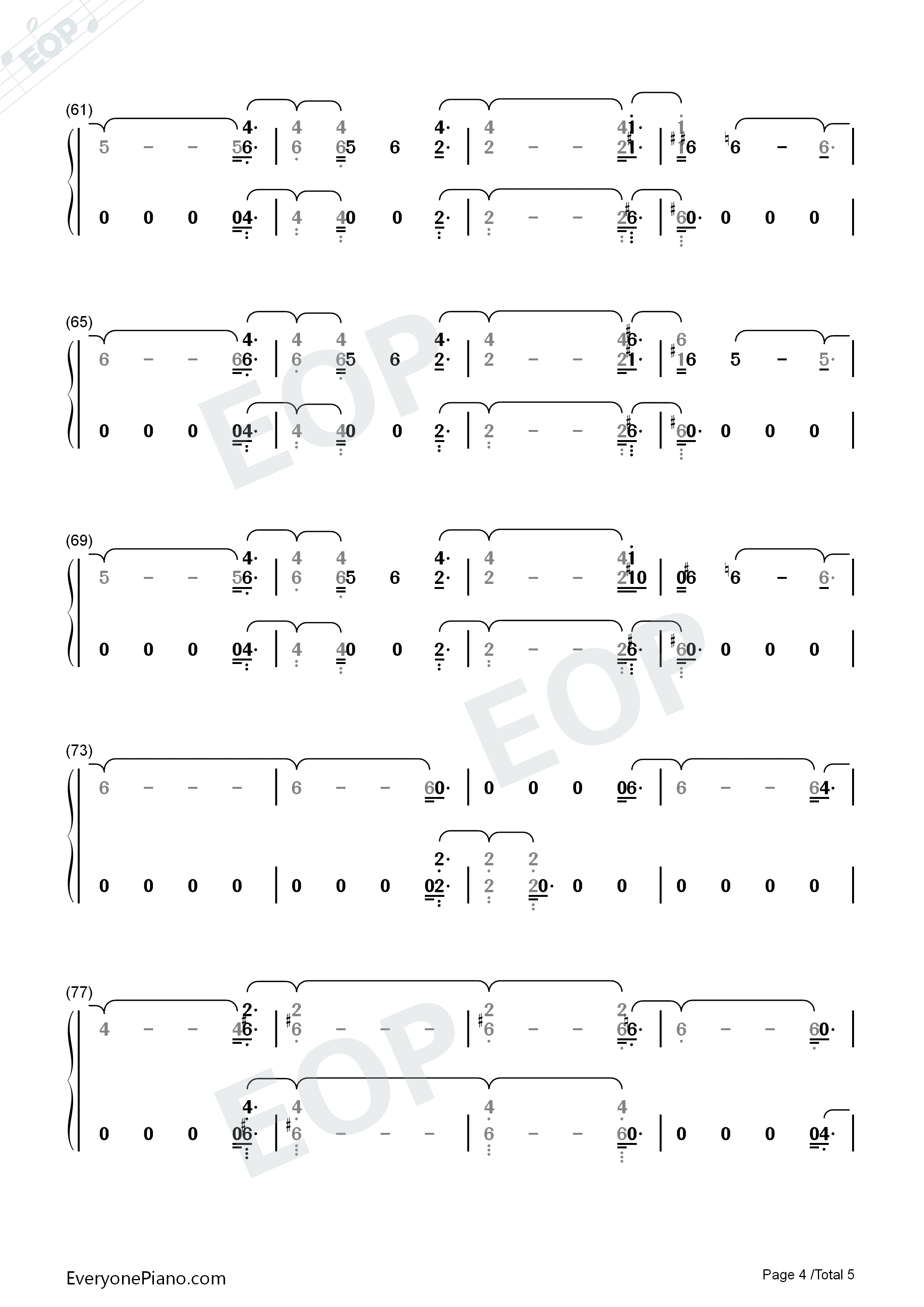 Black_Panther钢琴简谱_Kendrick_Lamar演唱