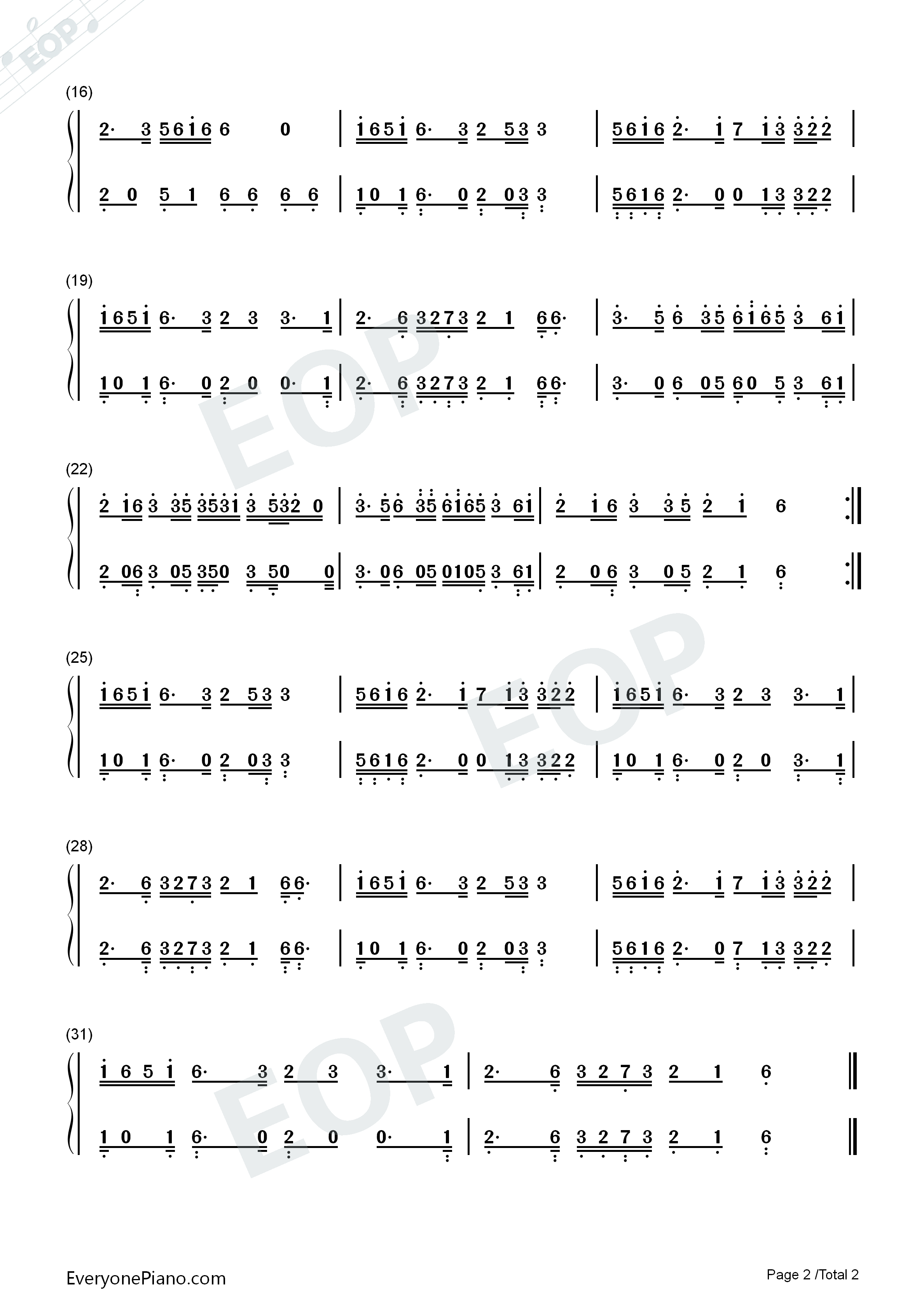 昆明湖钢琴简谱_后弦演唱