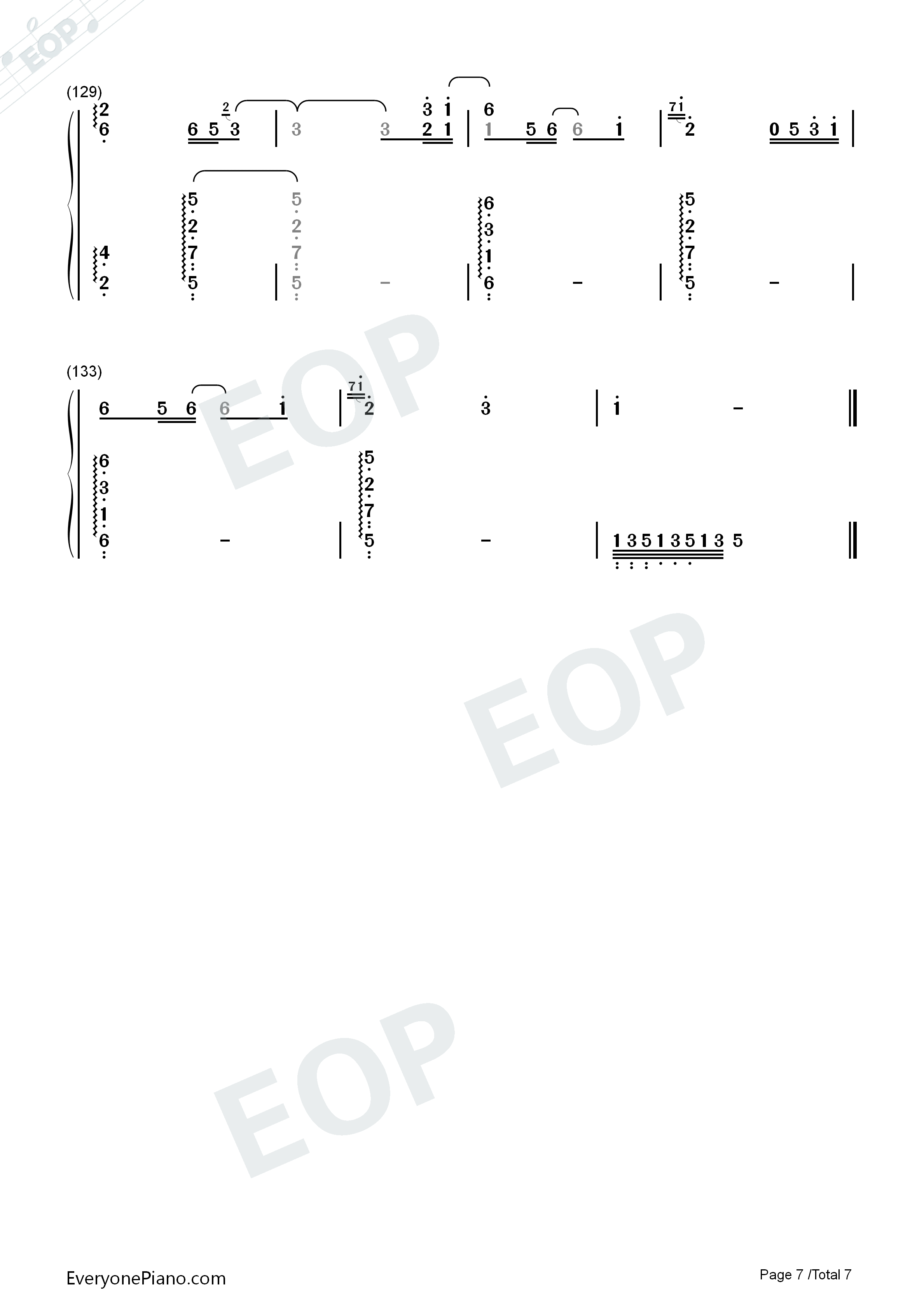 还剩下什么钢琴简谱_羽泉_苏慧伦演唱