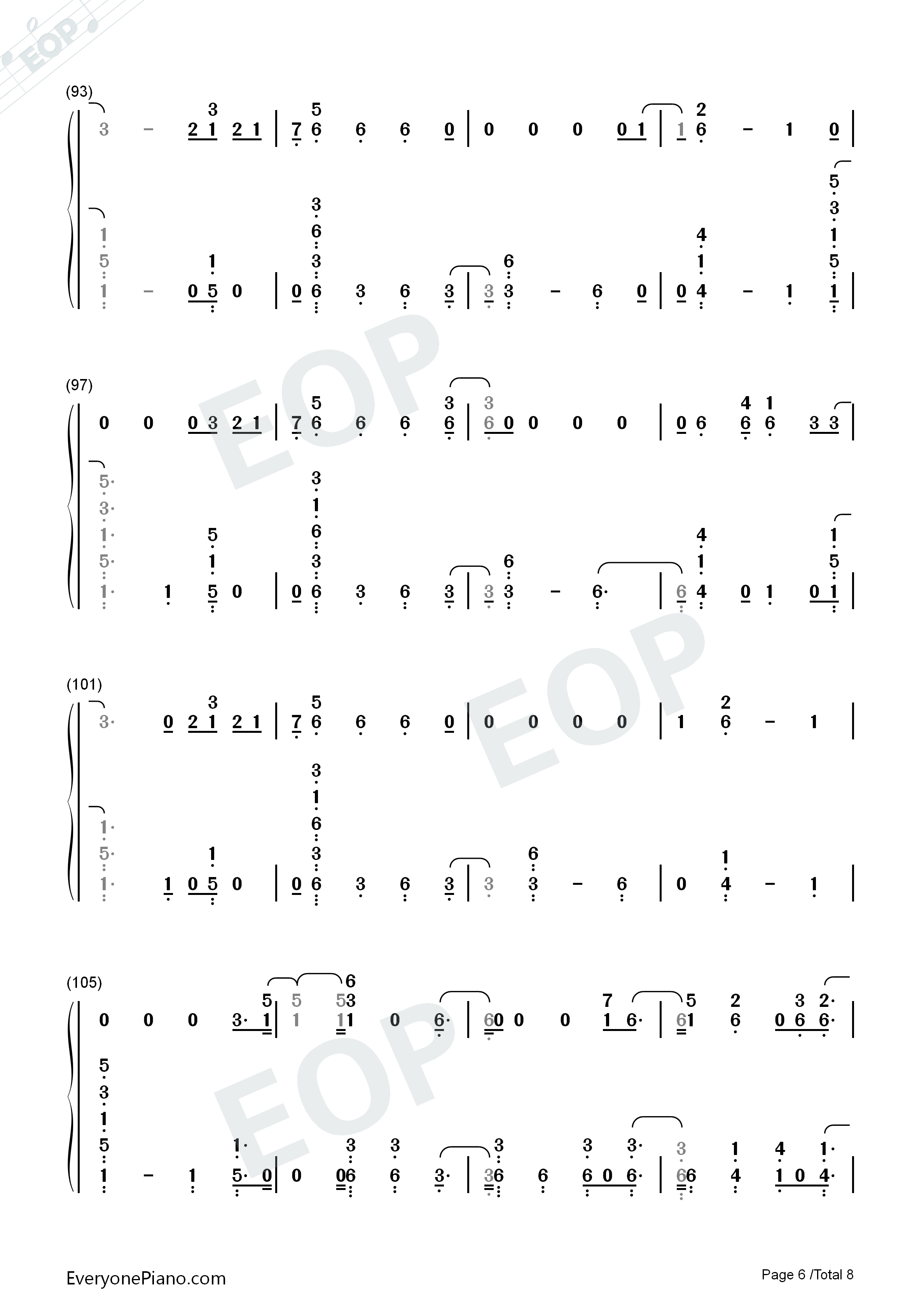 Start_Again钢琴简谱_OneRepublic_Logic演唱