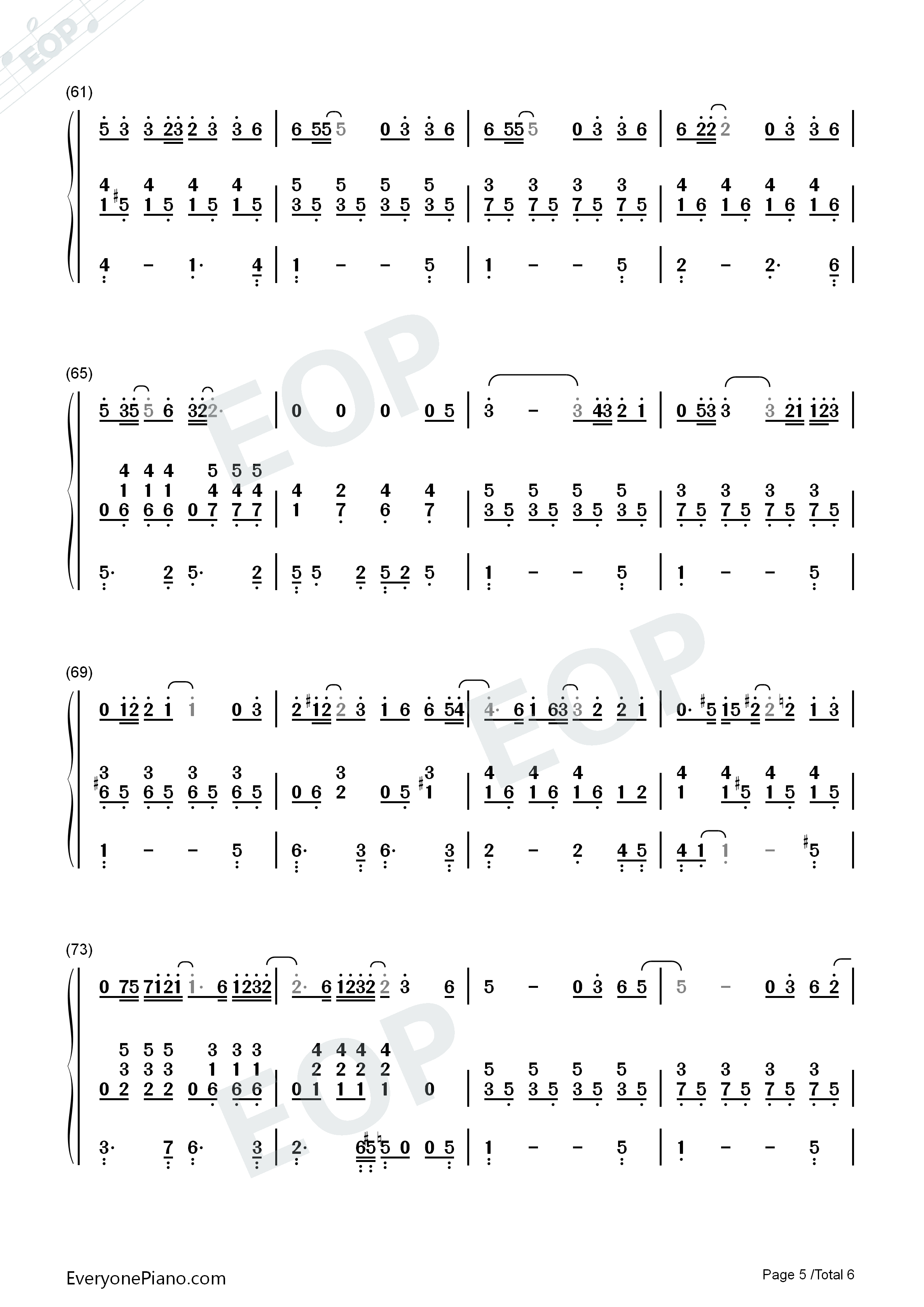我怀念的钢琴简谱_孙燕姿演唱