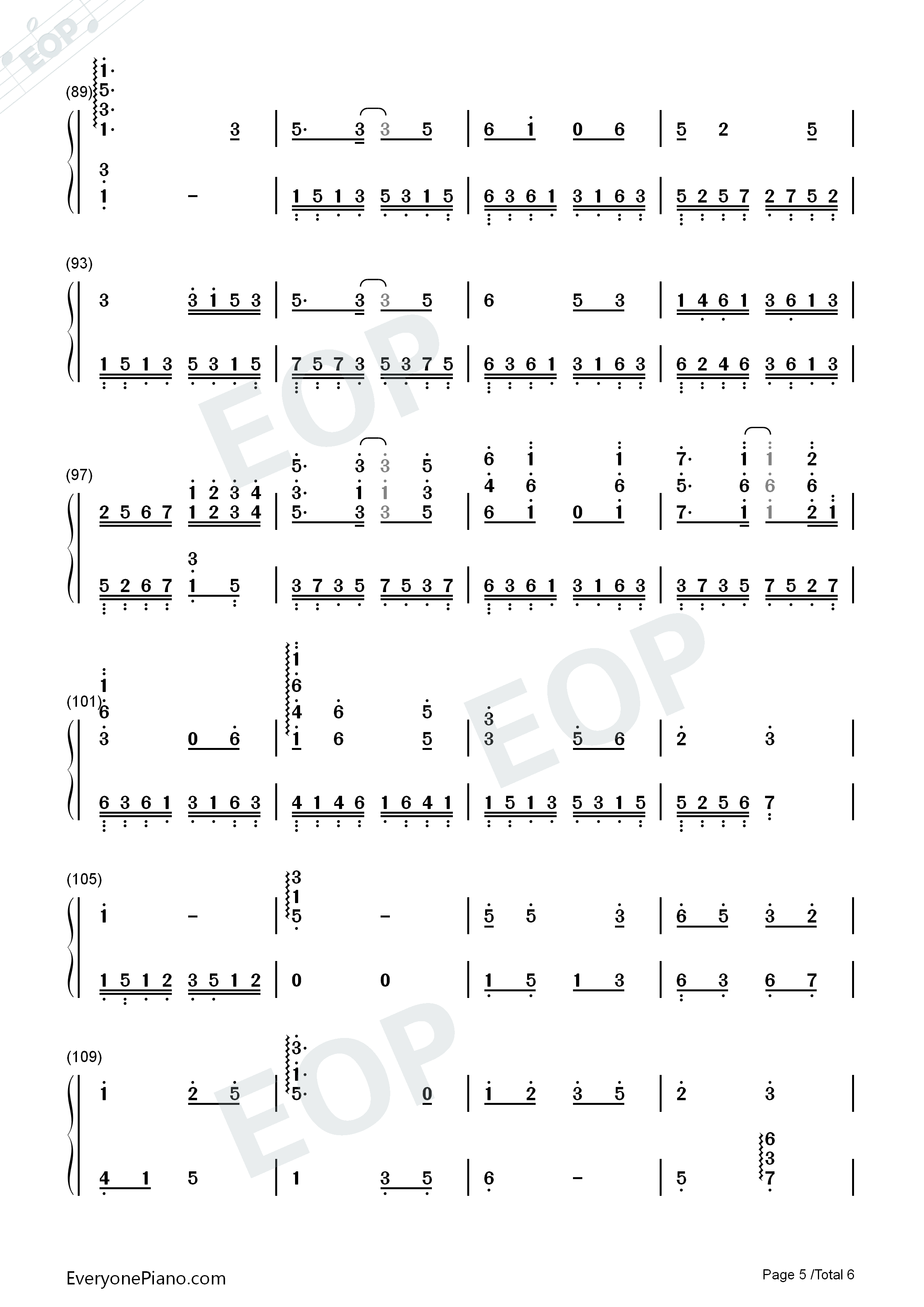 月光钢琴简谱_羽泉演唱