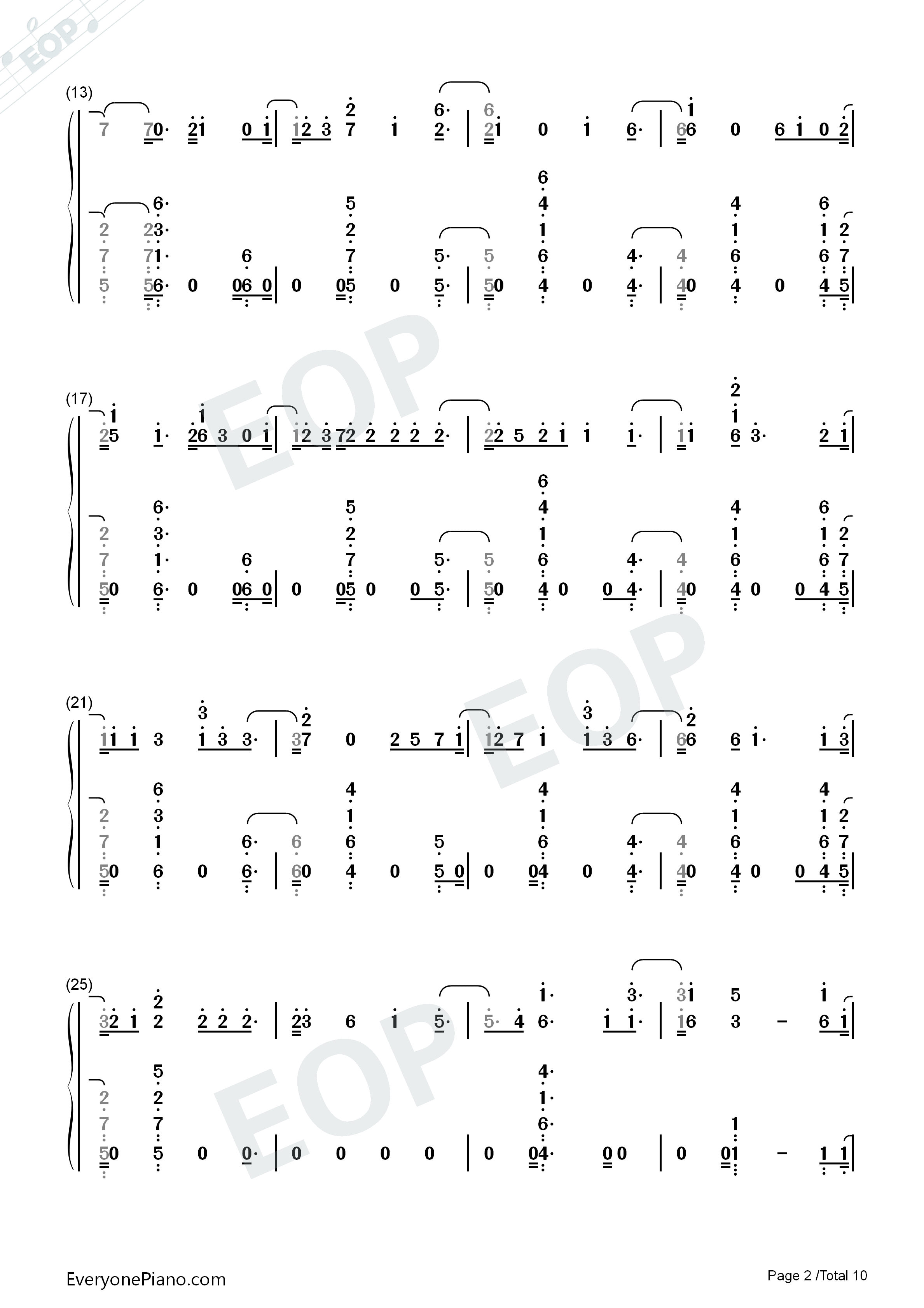 Bishops_Knife_Trick钢琴简谱_Fall_Out_Boy演唱
