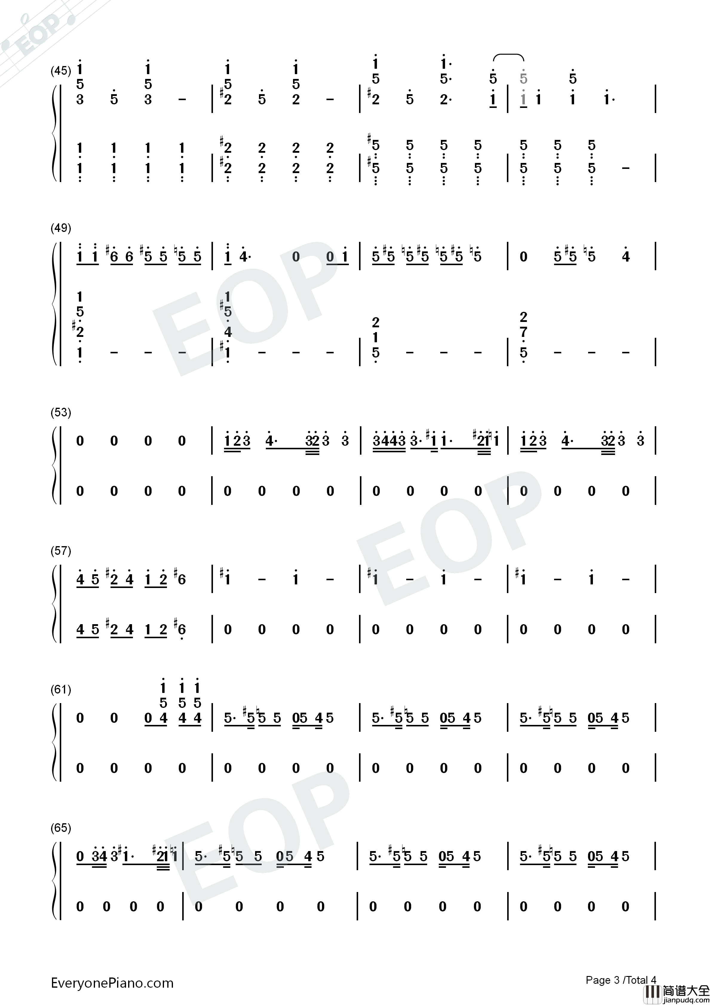 舞娘钢琴简谱_蔡依林演唱