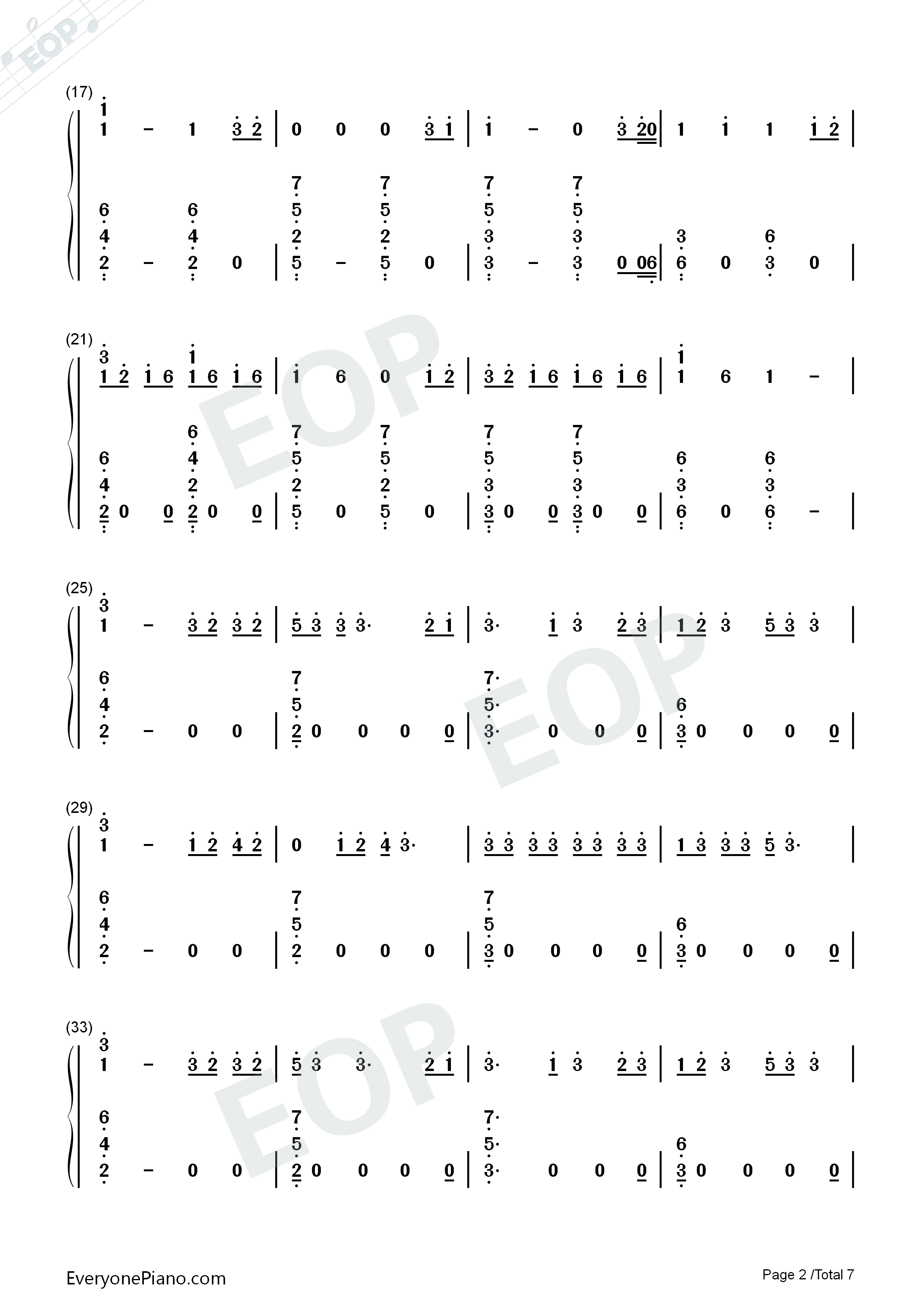 Dawn_Of_Us钢琴简谱_王嘉尔演唱