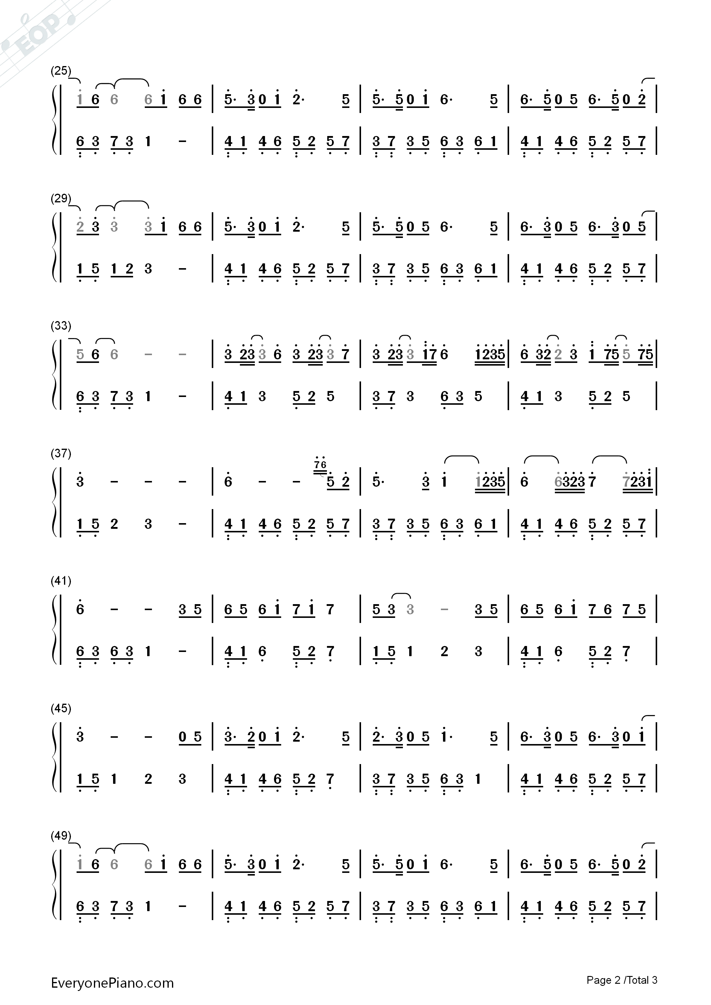 离人愁钢琴简谱_李袁杰演唱