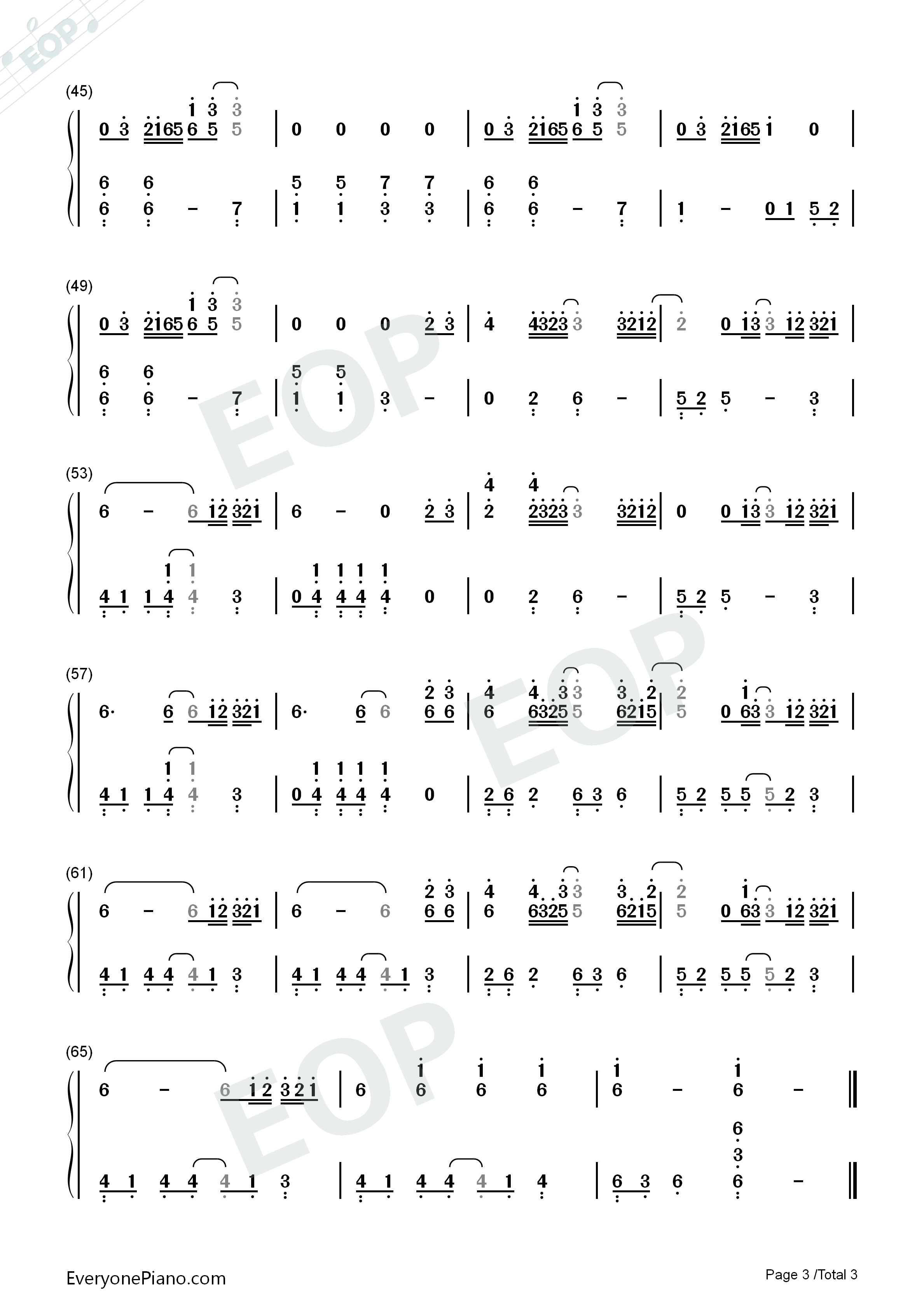 Nobody_But_You钢琴简谱_Cesar_Sampson演唱