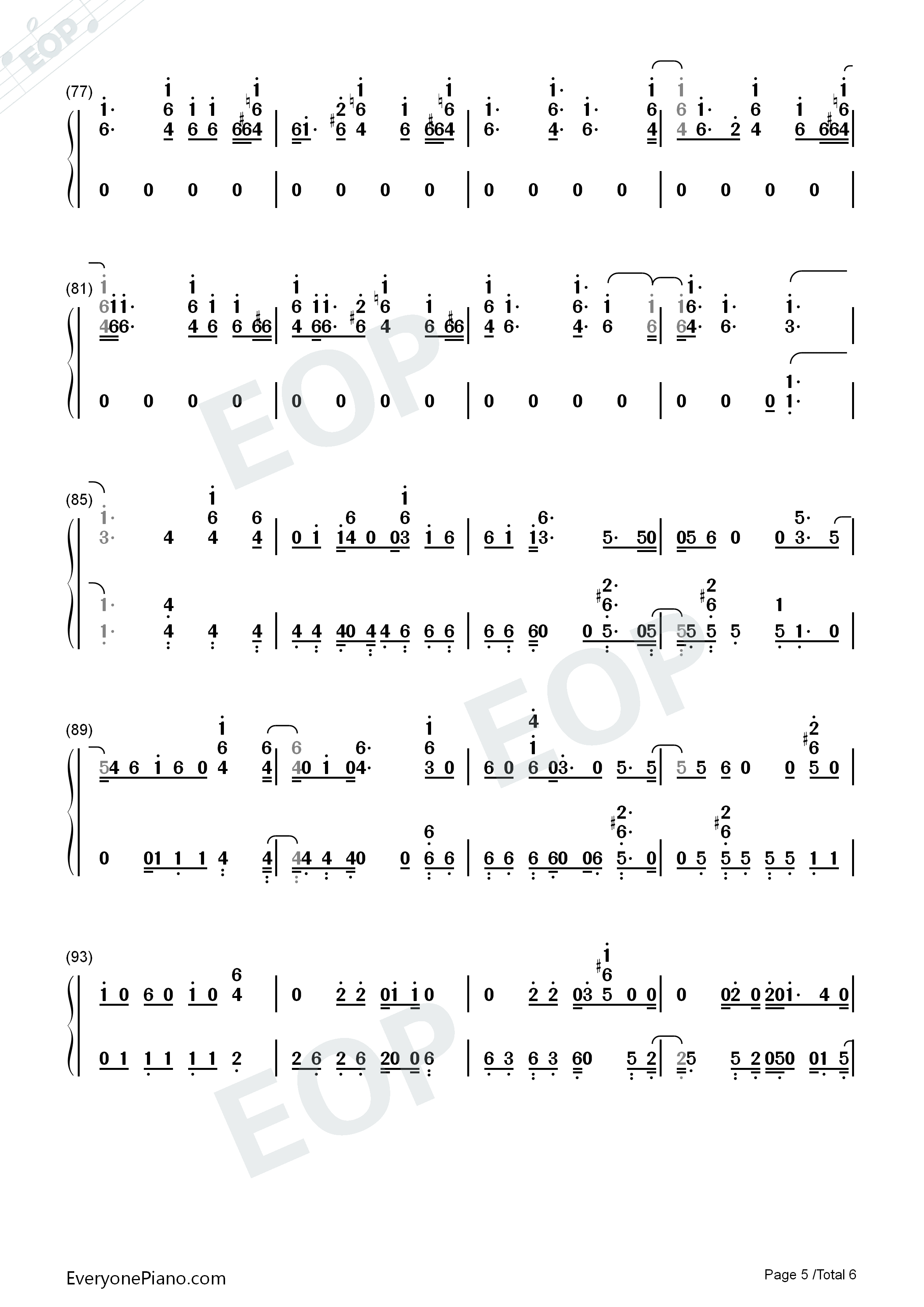 Wake_Me_Up钢琴简谱_TWICE演唱