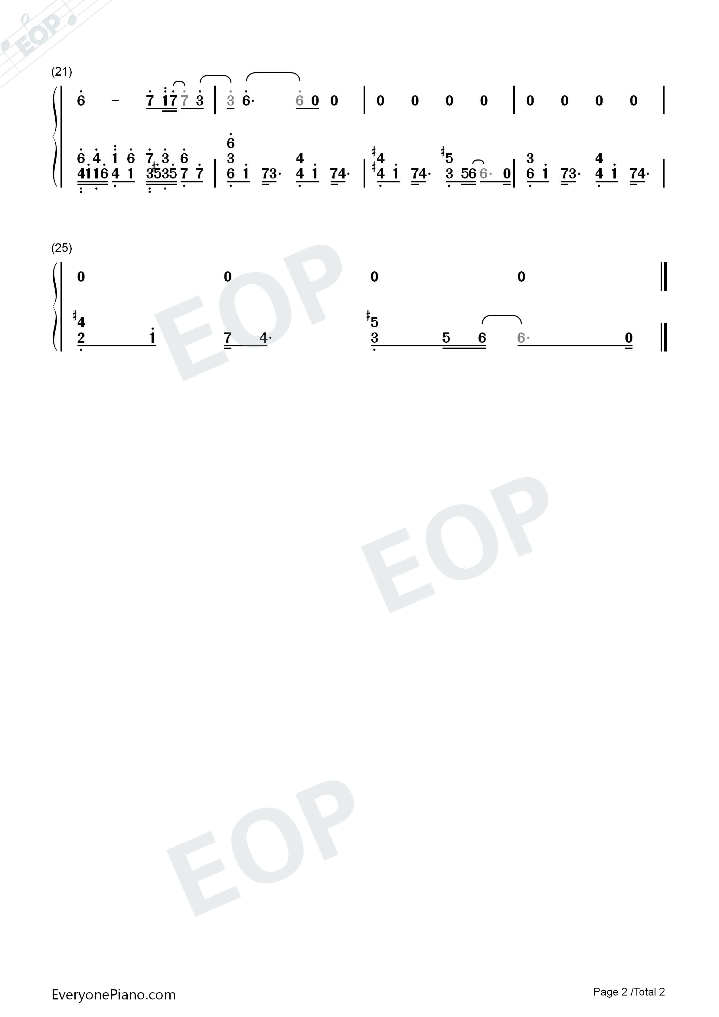 放不下钢琴简谱_汪苏泷演唱