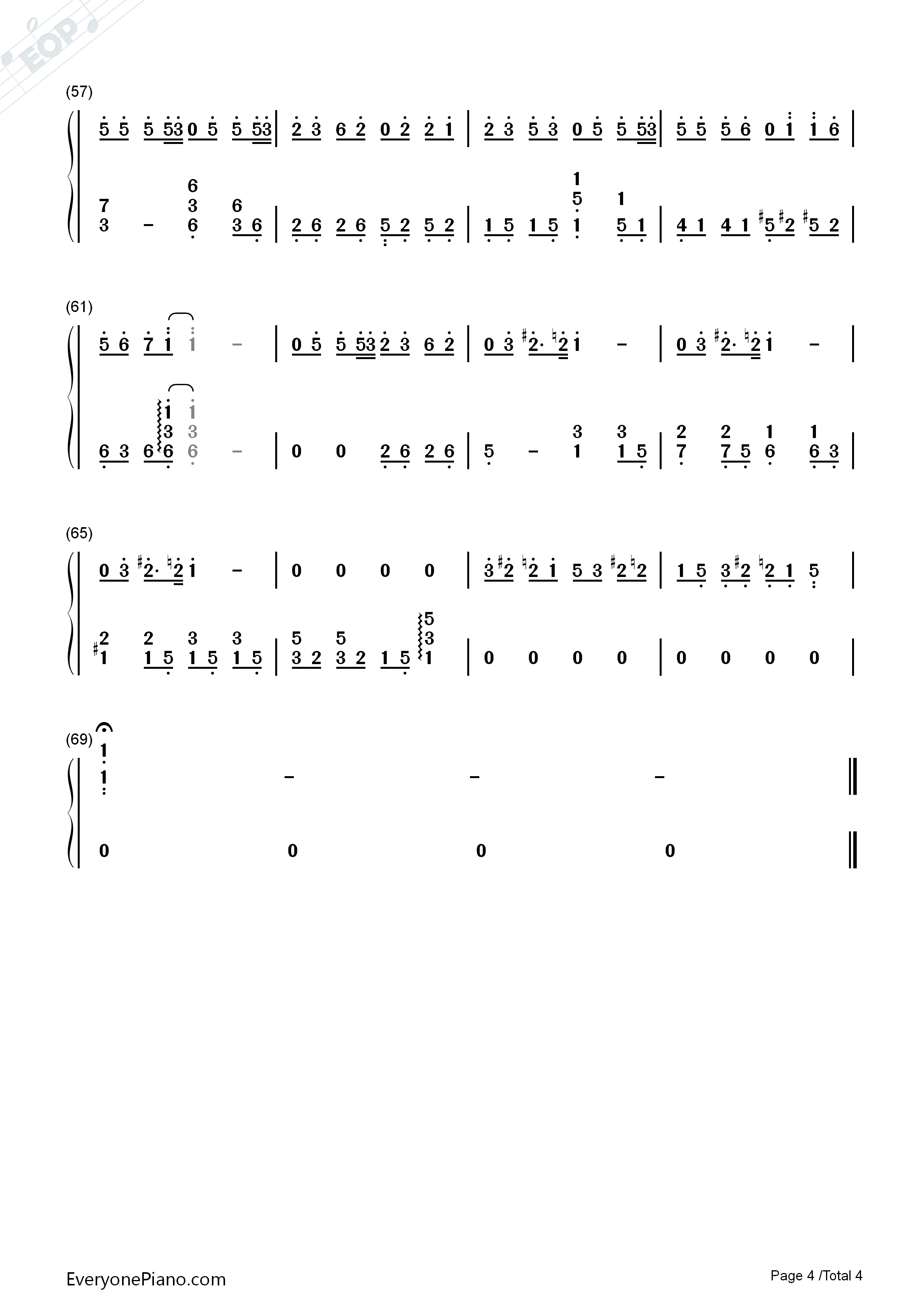 戒烟钢琴简谱_李荣浩演唱