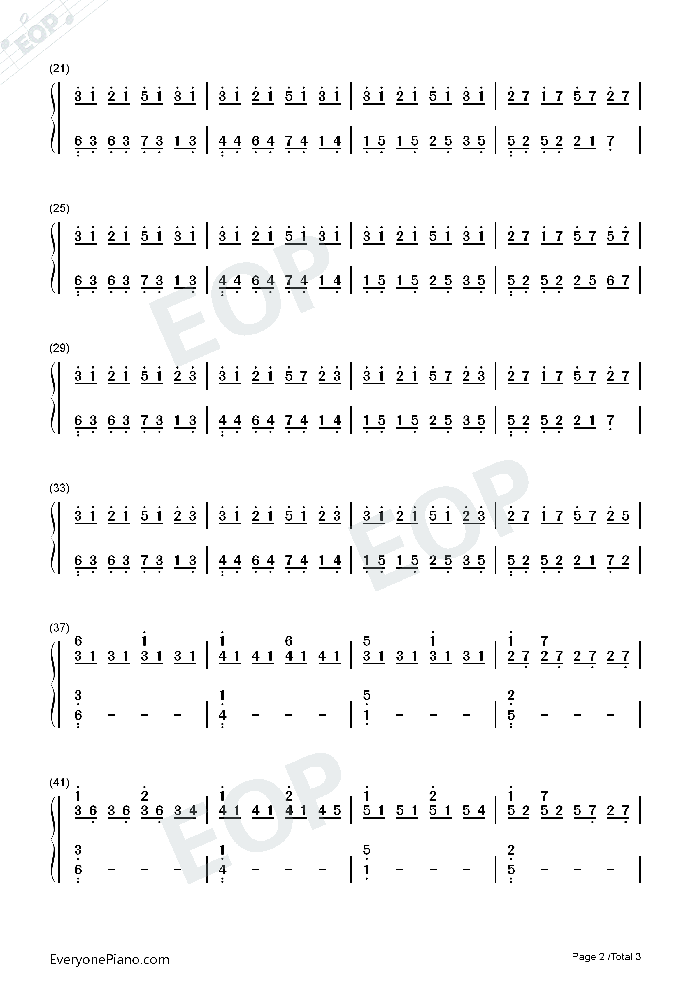 Dusk原版钢琴简谱_Peter_Jeremias演唱