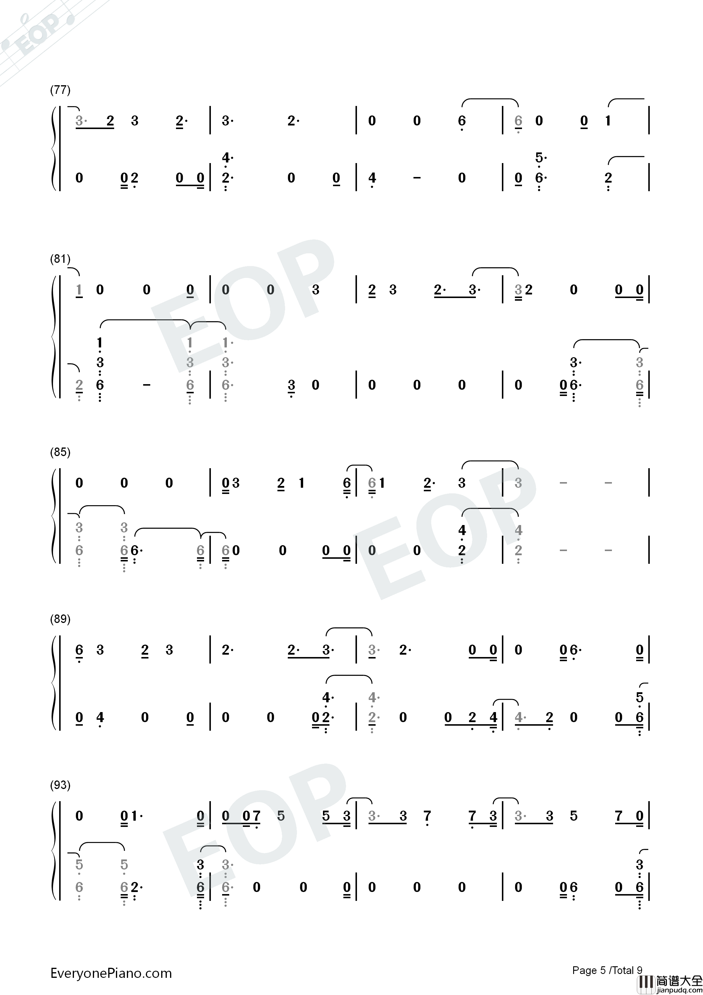 Intro_Singularity钢琴简谱_防弹少年团演唱