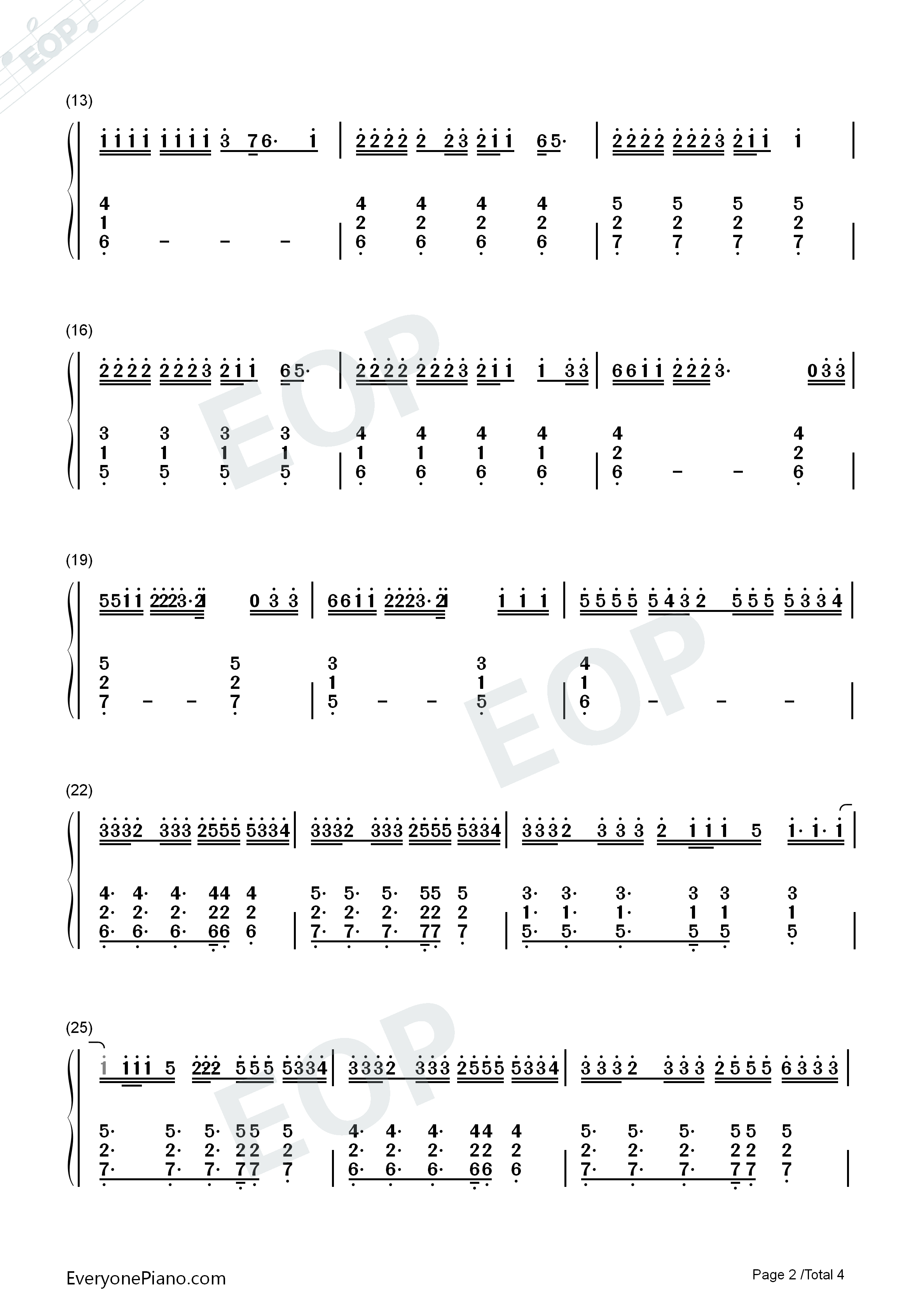 Better_Now钢琴简谱_Post_Malone演唱