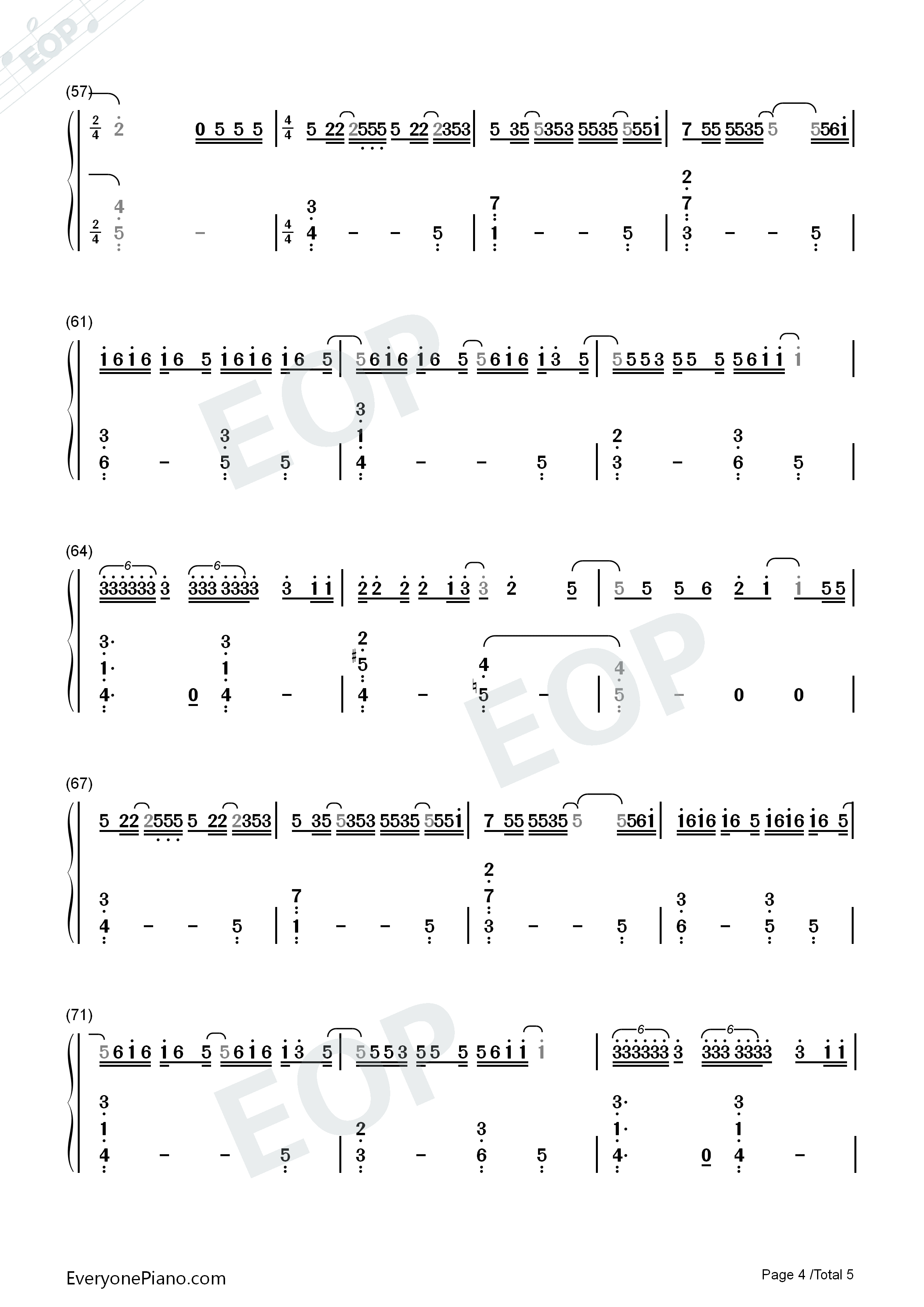 你要的全拿走钢琴简谱_胡彦斌演唱