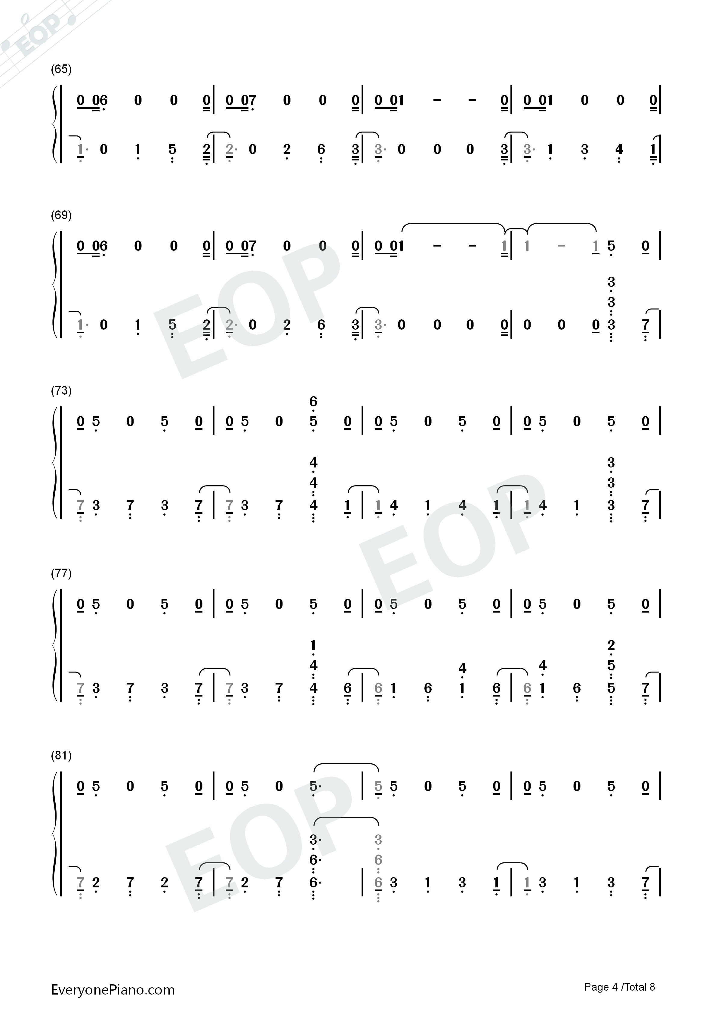 Perfectly_Wrong钢琴简谱_Shawn_Mendes演唱