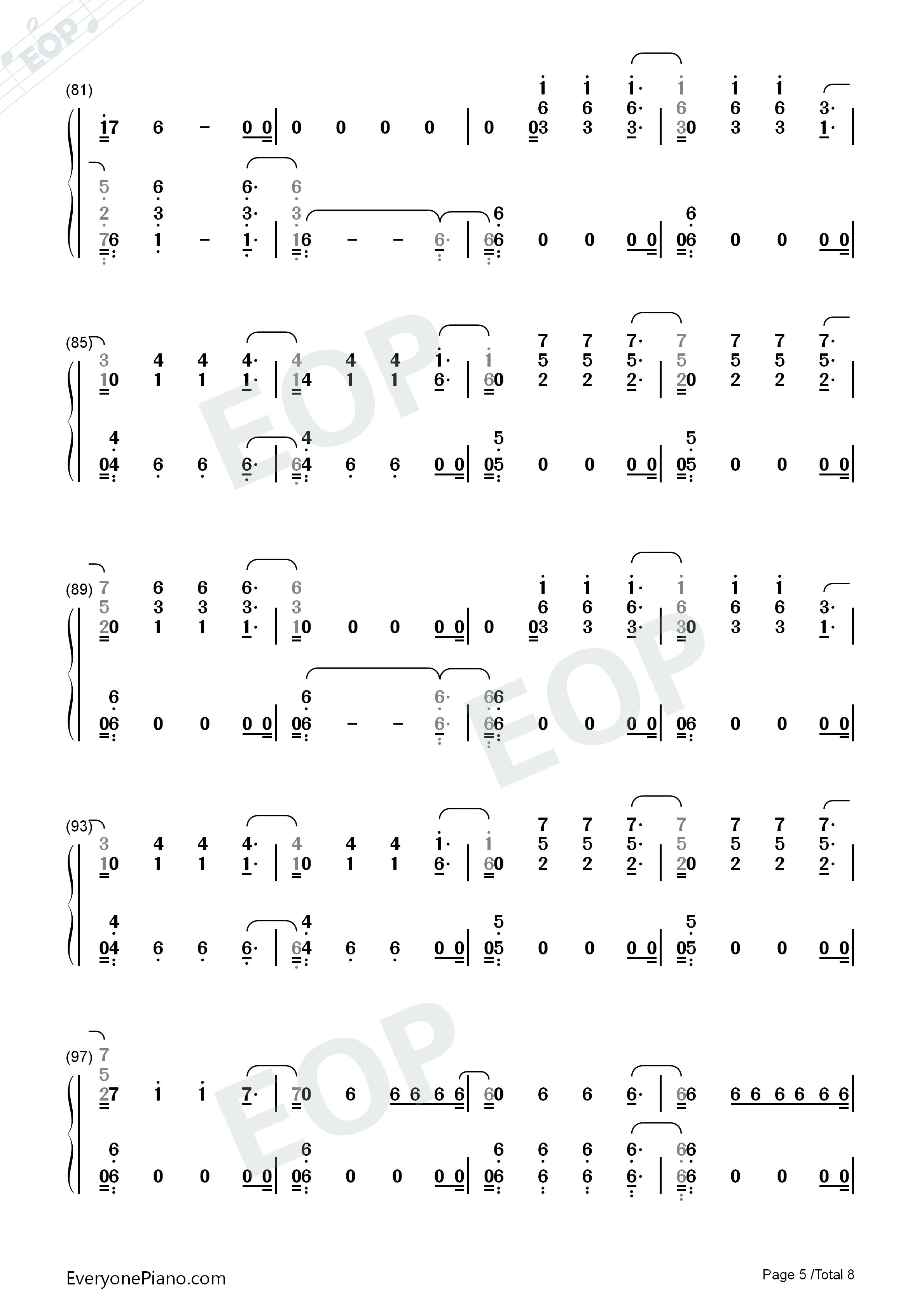 Sin_Pijama钢琴简谱_Becky_G_Natti_Natasha演唱