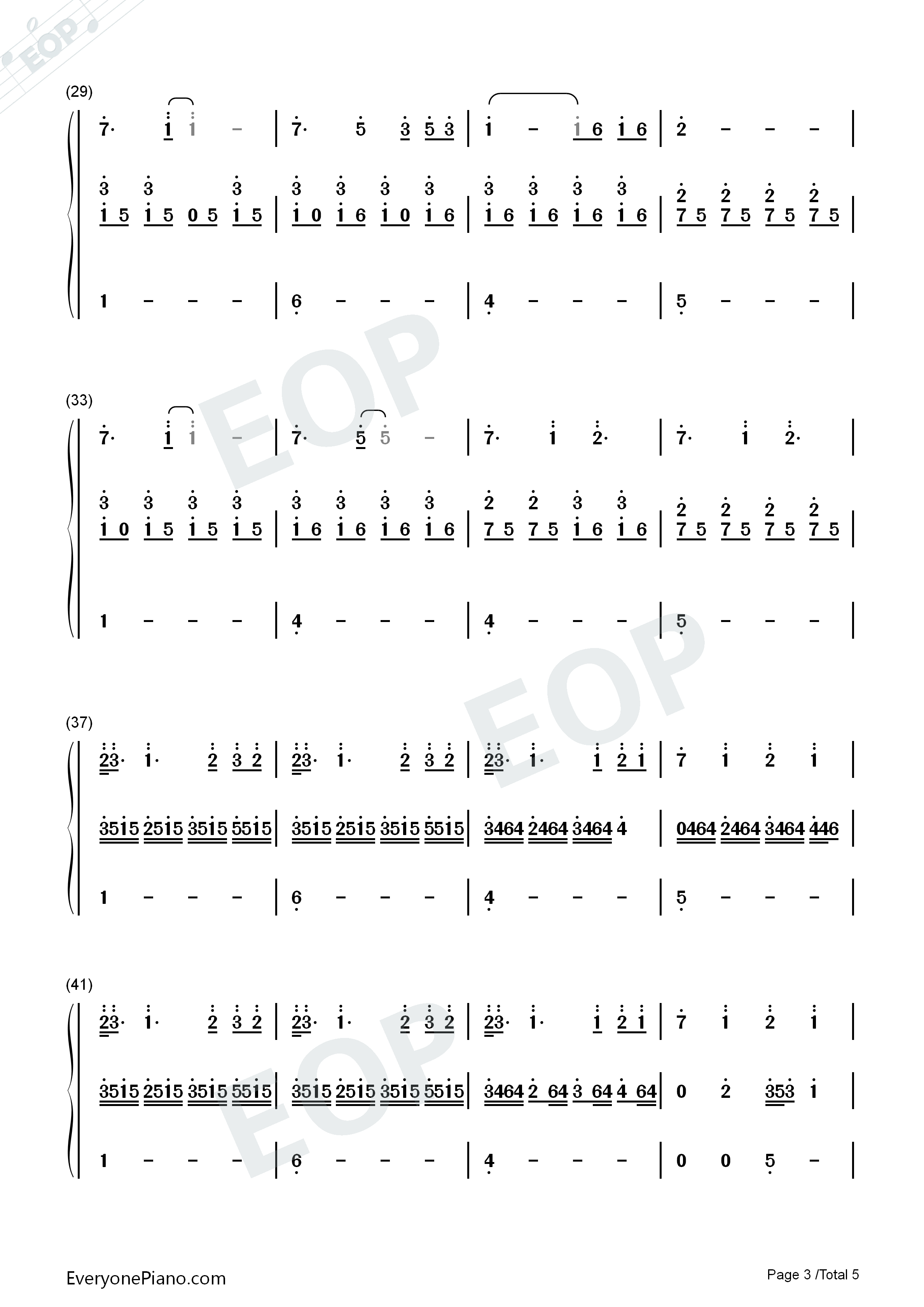见与不见钢琴简谱_张碧晨演唱