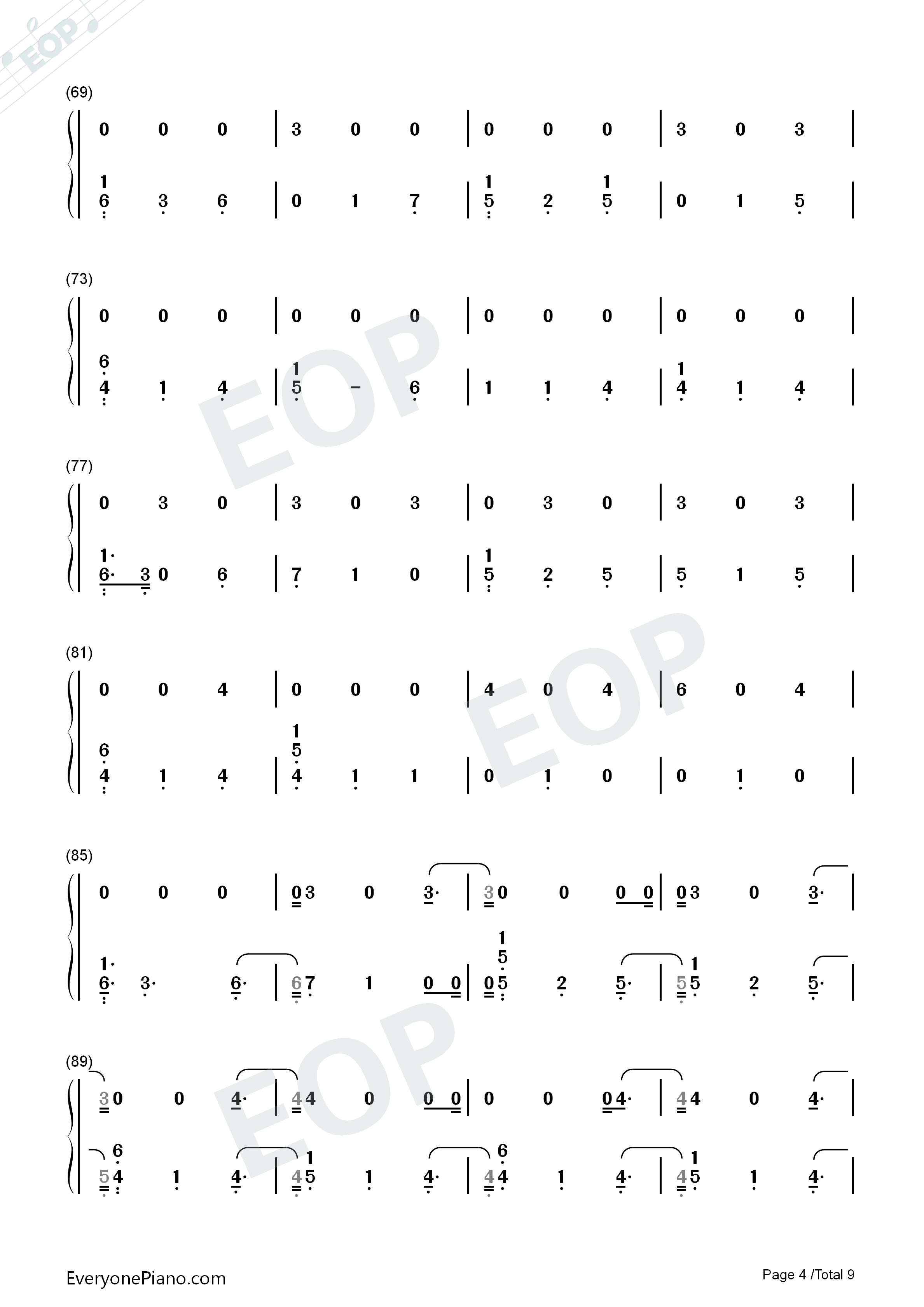 At_My_Weakest钢琴简谱_James_Arthur演唱