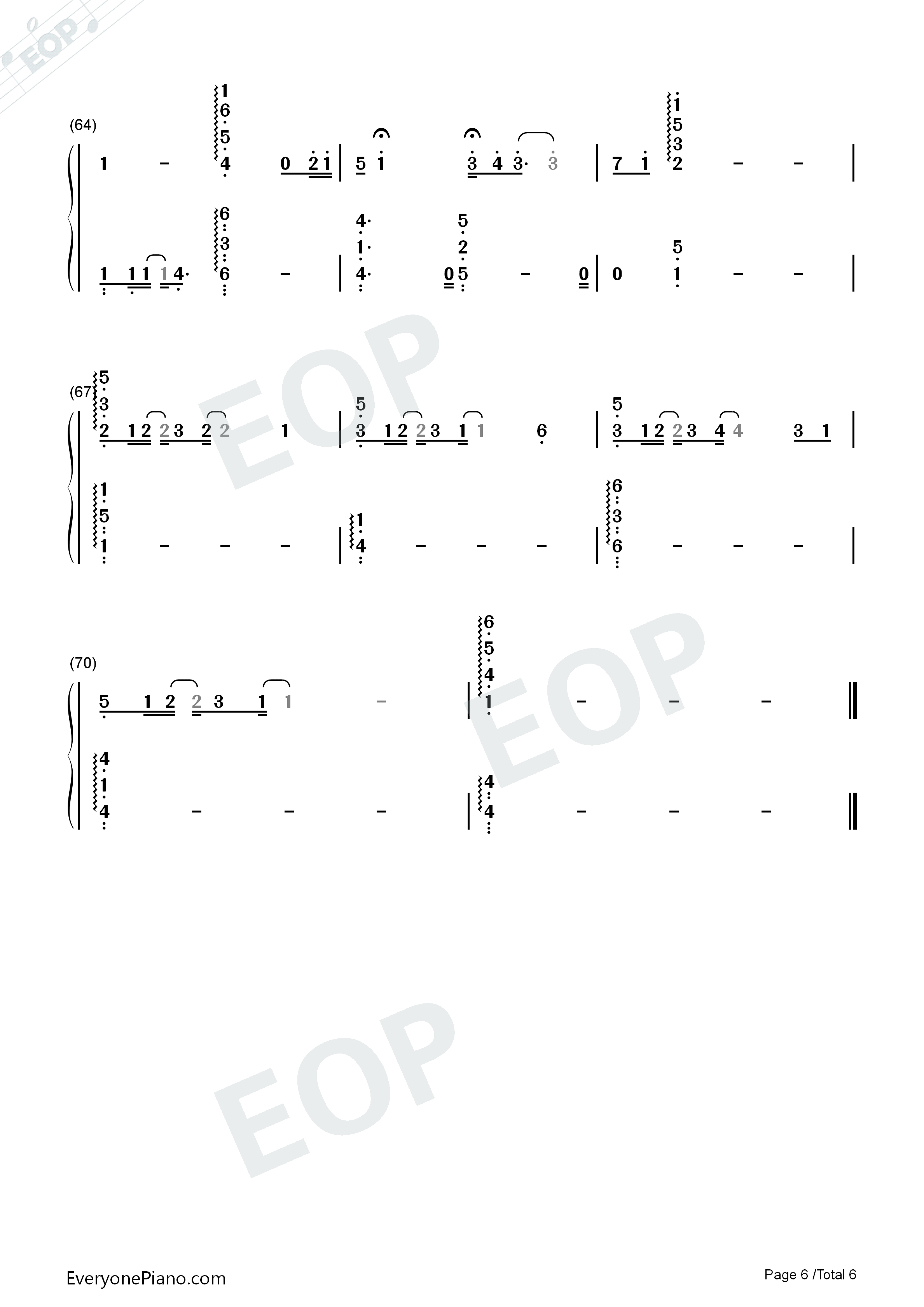 平凡的一天钢琴简谱_毛不易演唱