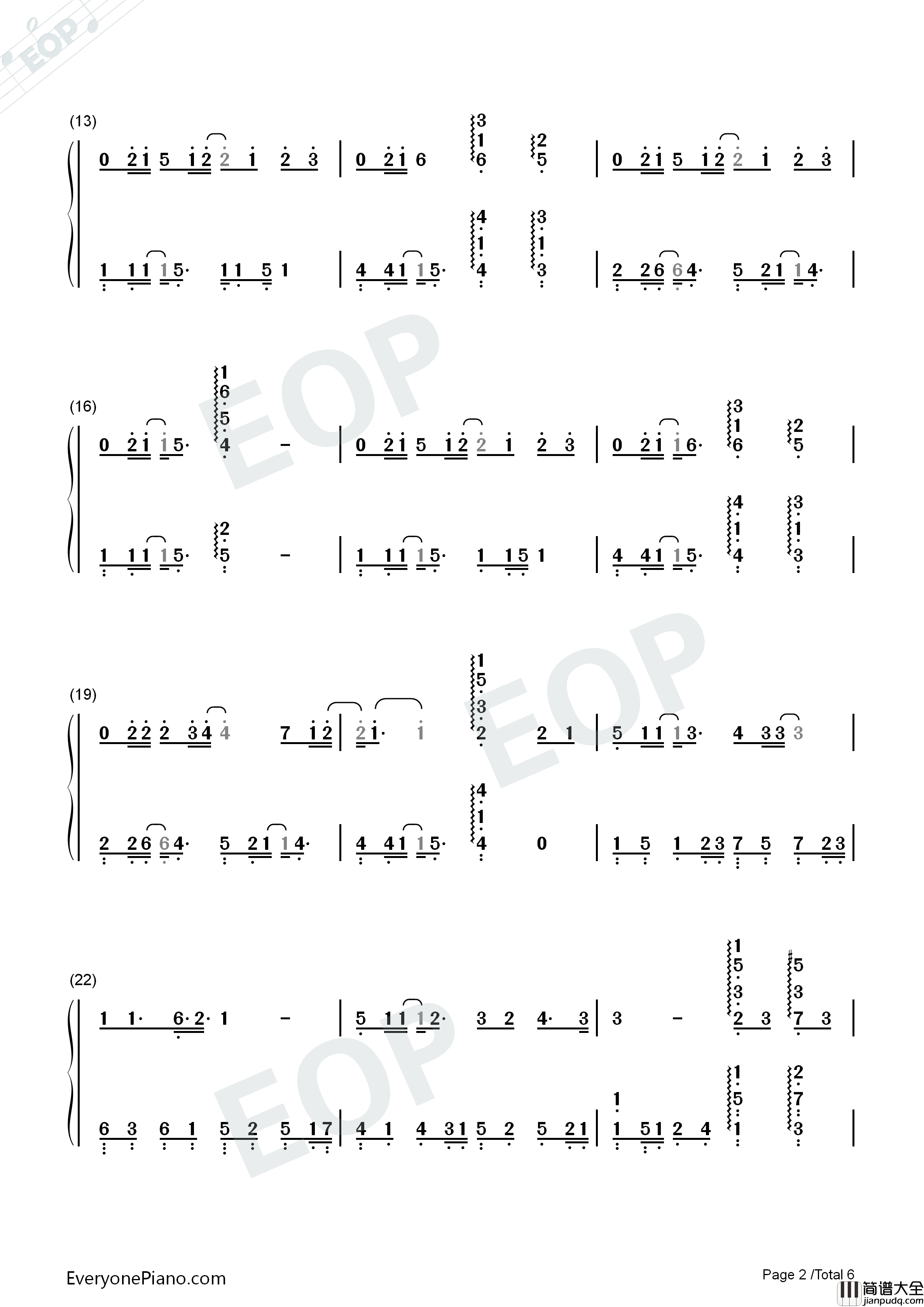 平凡的一天钢琴简谱_毛不易演唱
