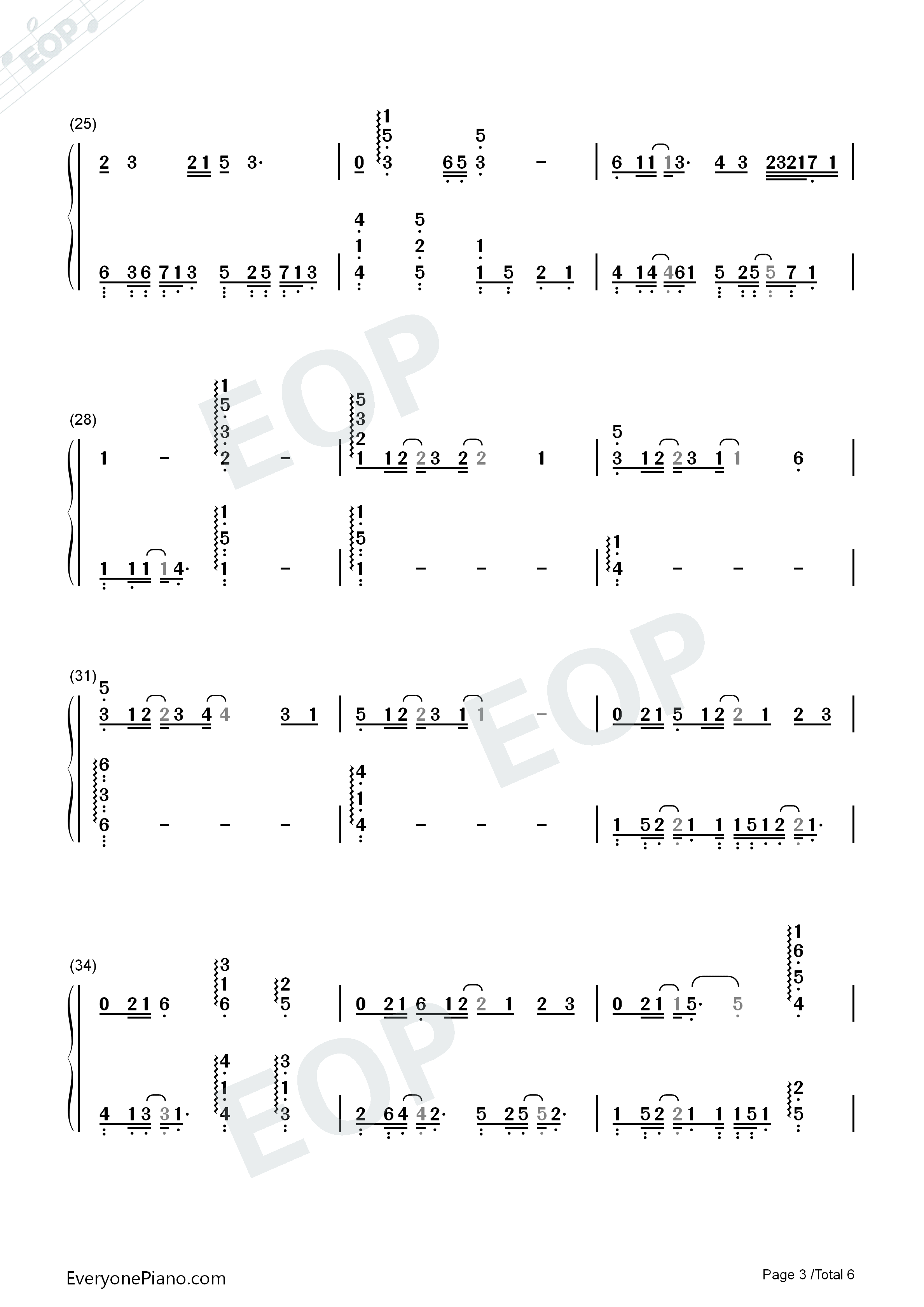 平凡的一天钢琴简谱_毛不易演唱