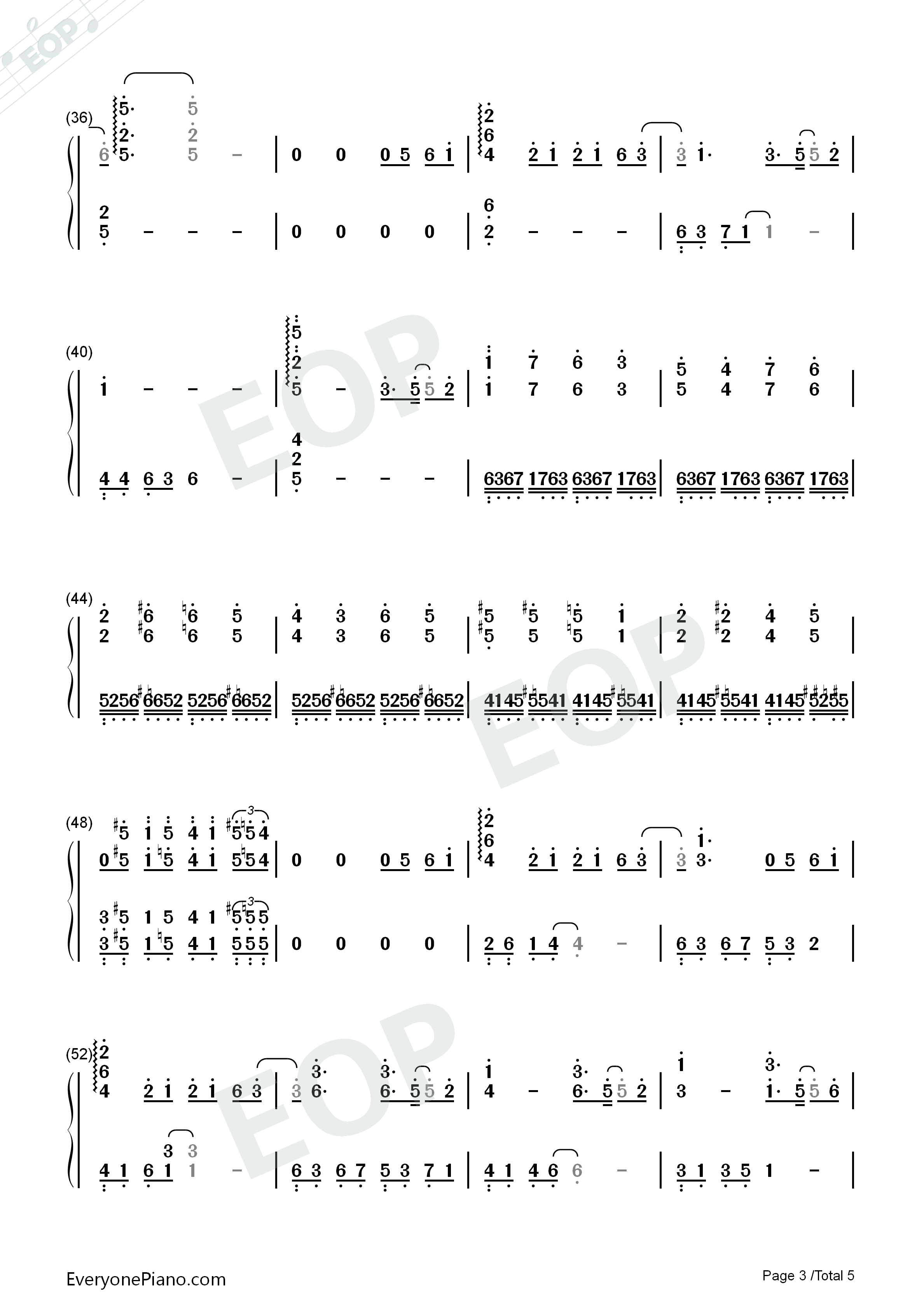 时间有泪钢琴简谱_张碧晨演唱