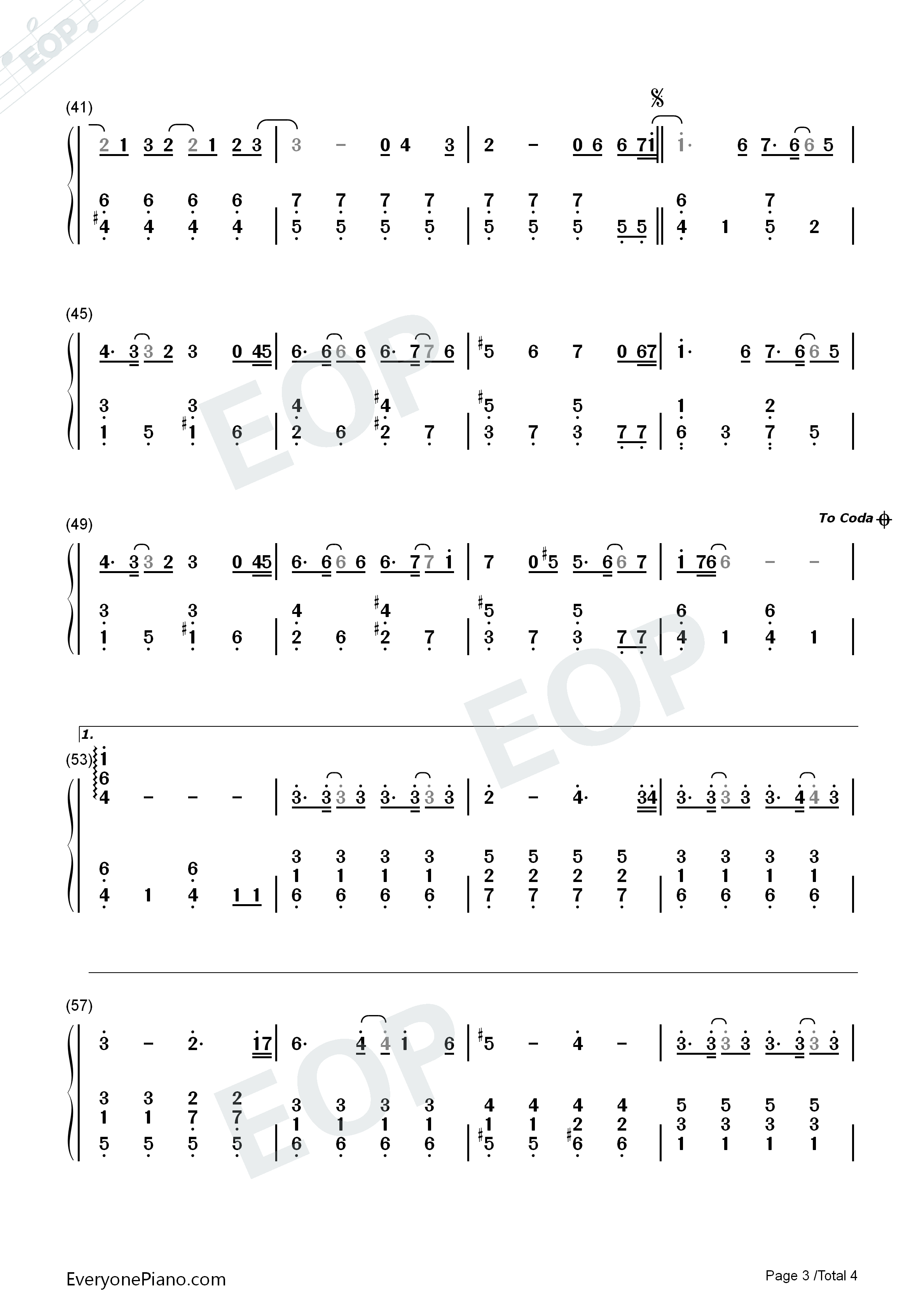 氷の上に立つように钢琴简谱_小松未歩演唱