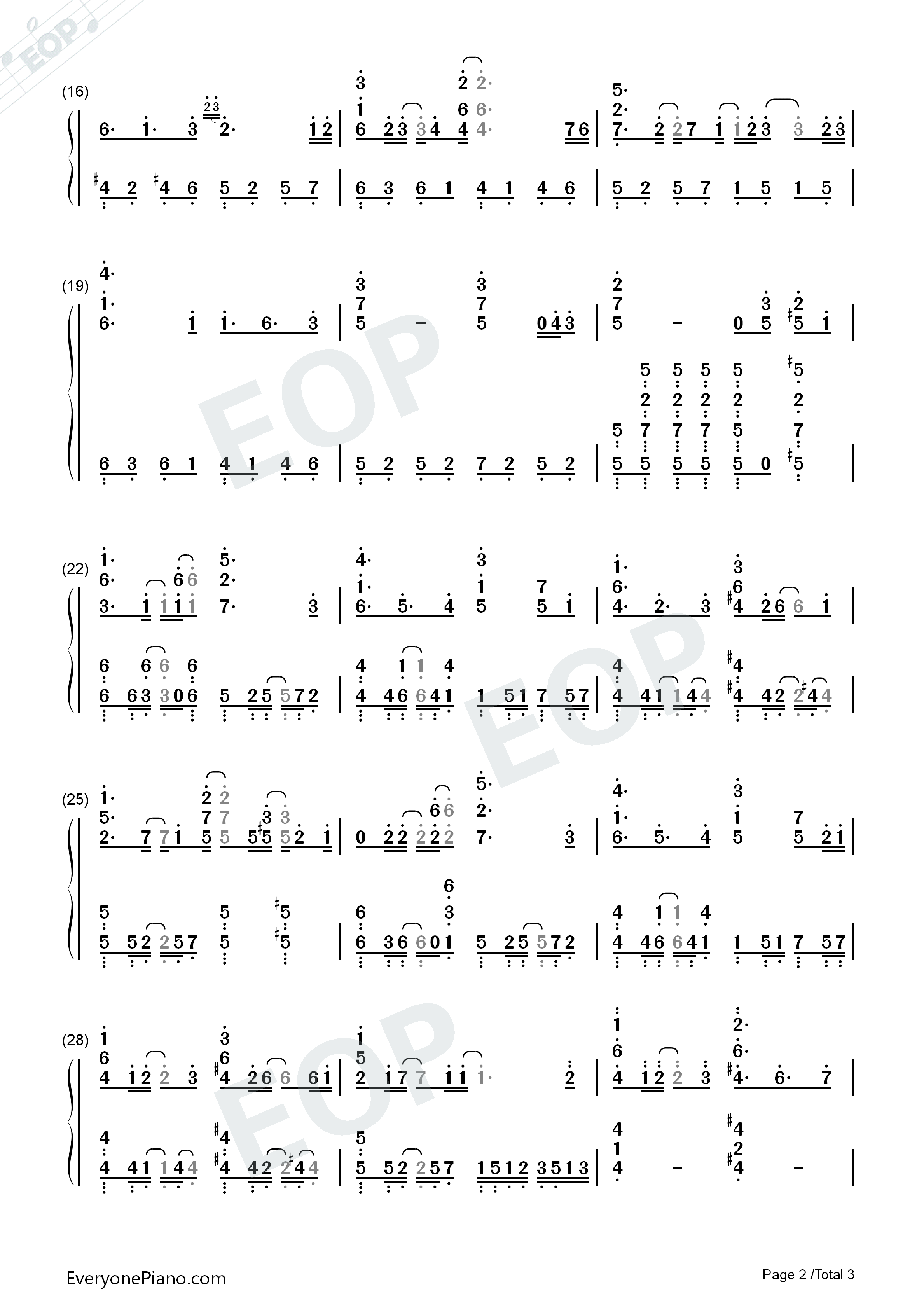 トモシビ钢琴简谱_Suara演唱