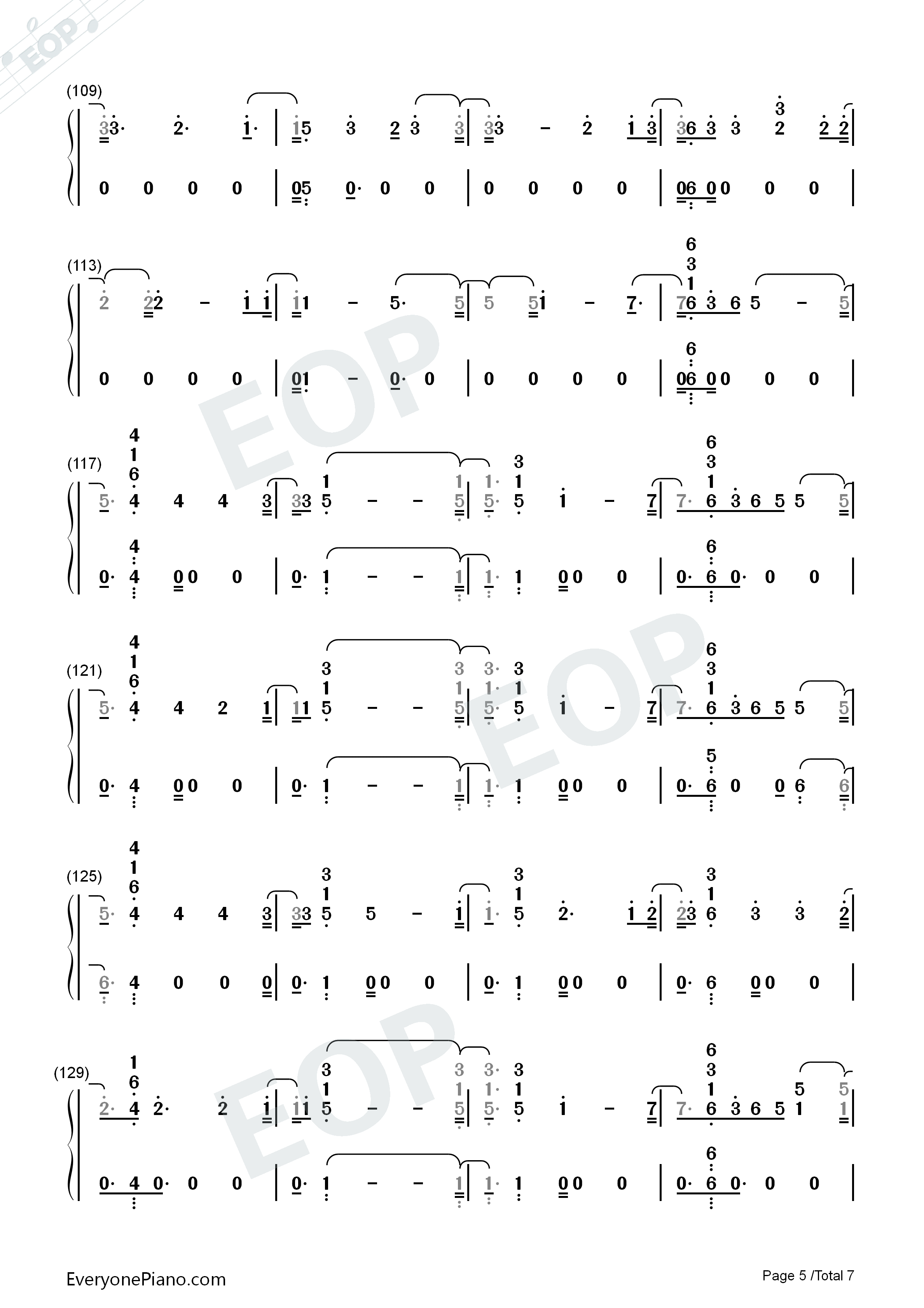 I'll_Be_There钢琴简谱_Jess_Glynne演唱