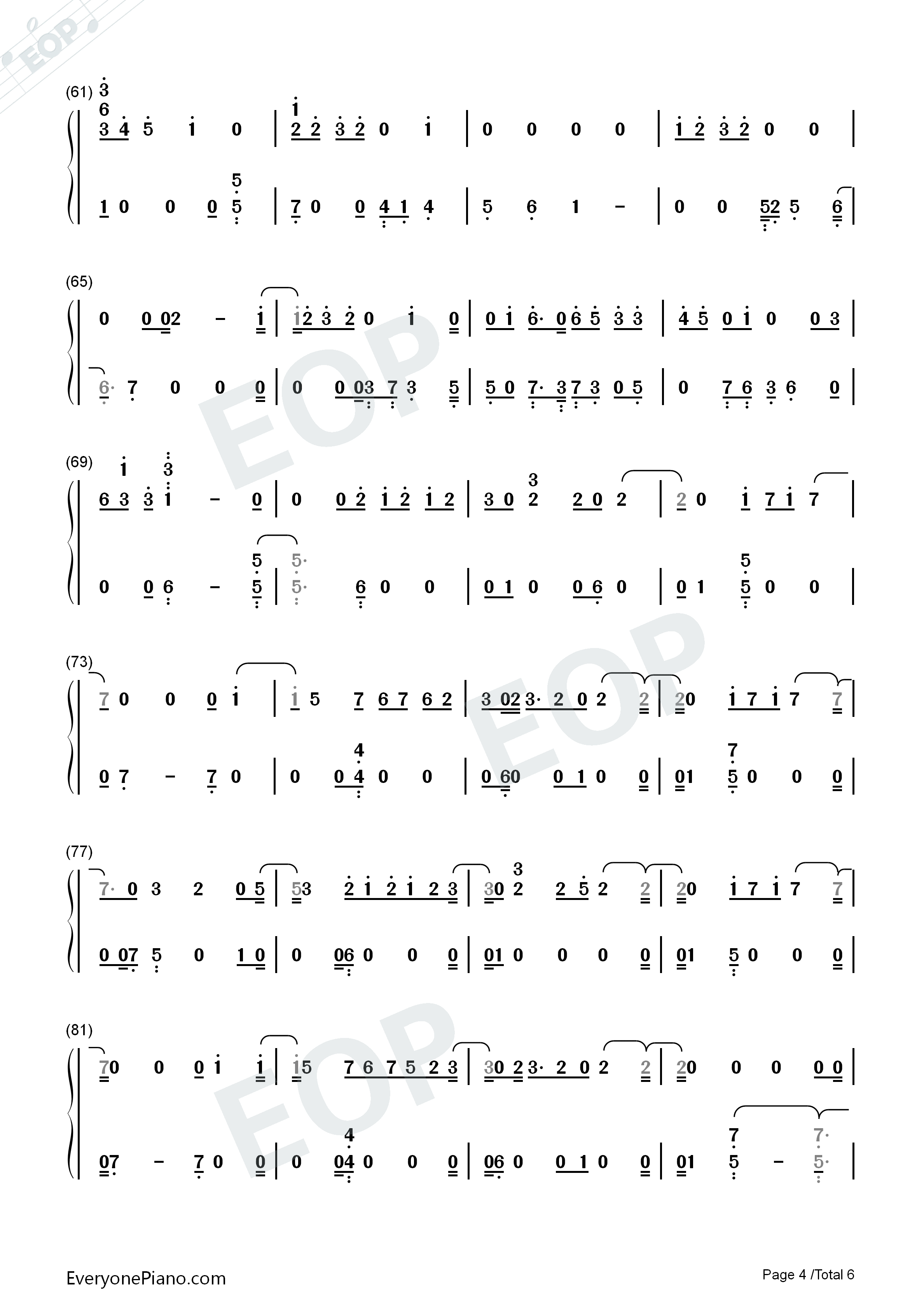 If_Our_Love_Is_Wrong钢琴简谱_Calum_Scott演唱